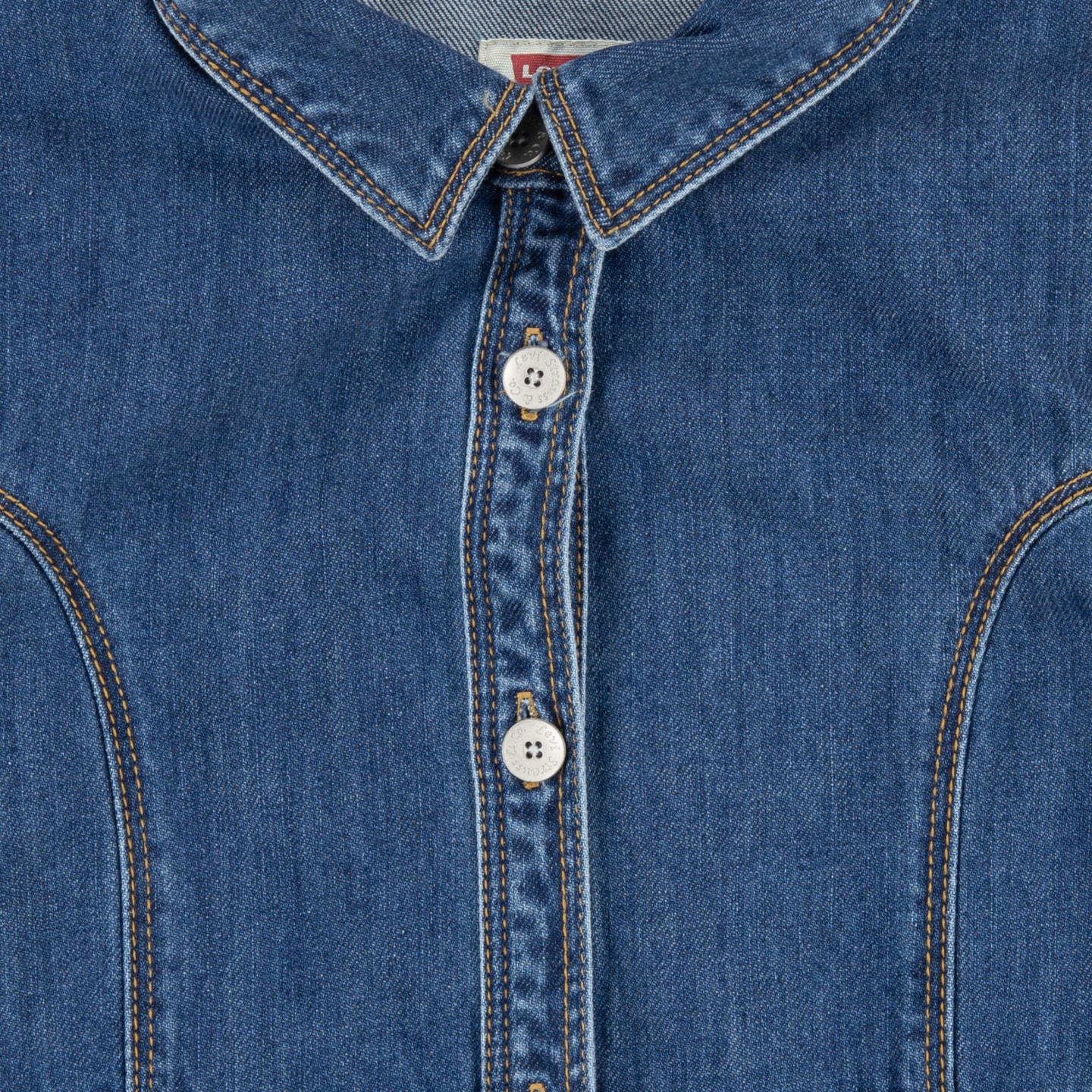 Levi's® Kids Jeanskleid, mit Knopfleiste