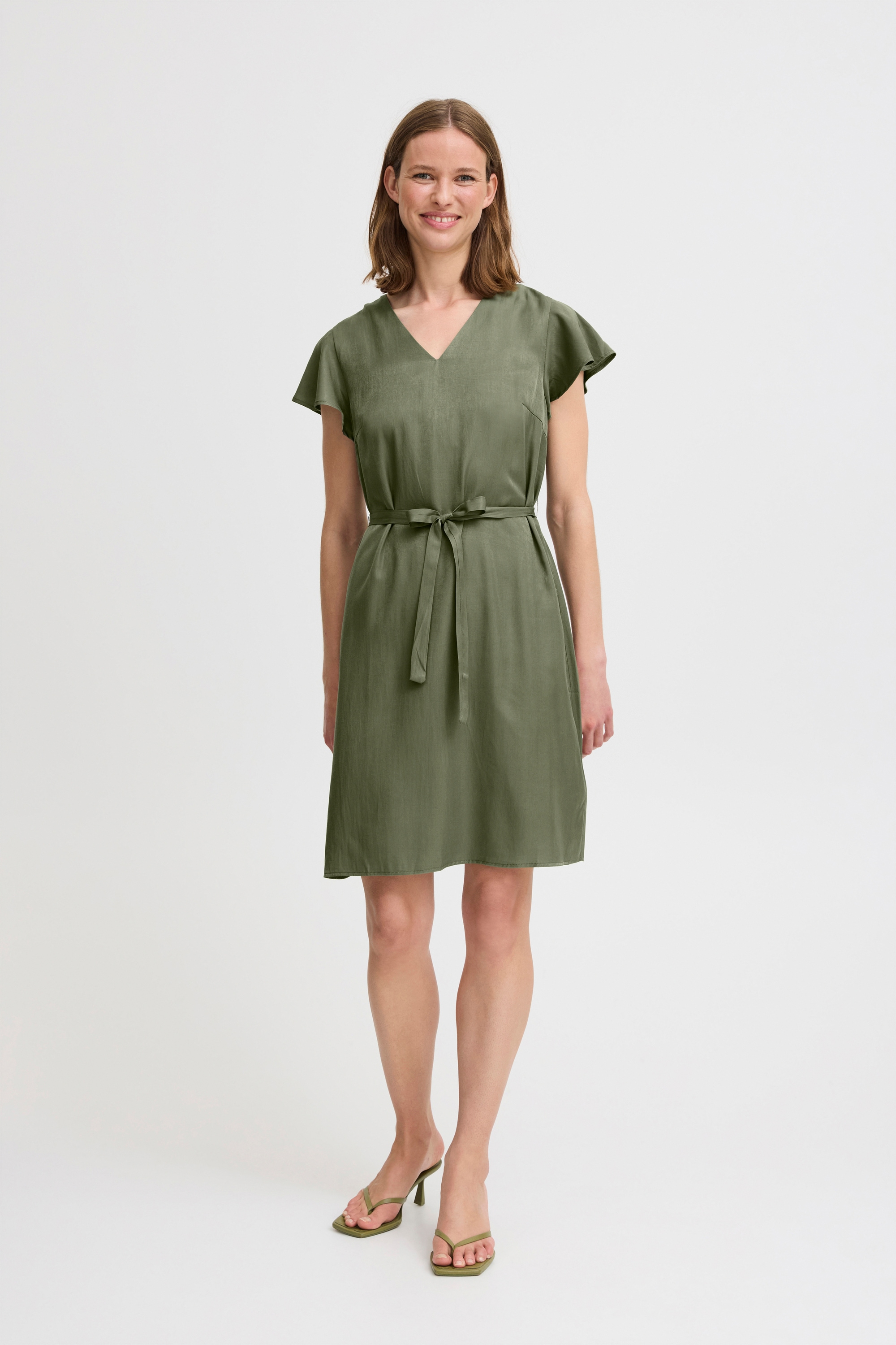b.young Midikleid »Damen Kleid BYITILDA«