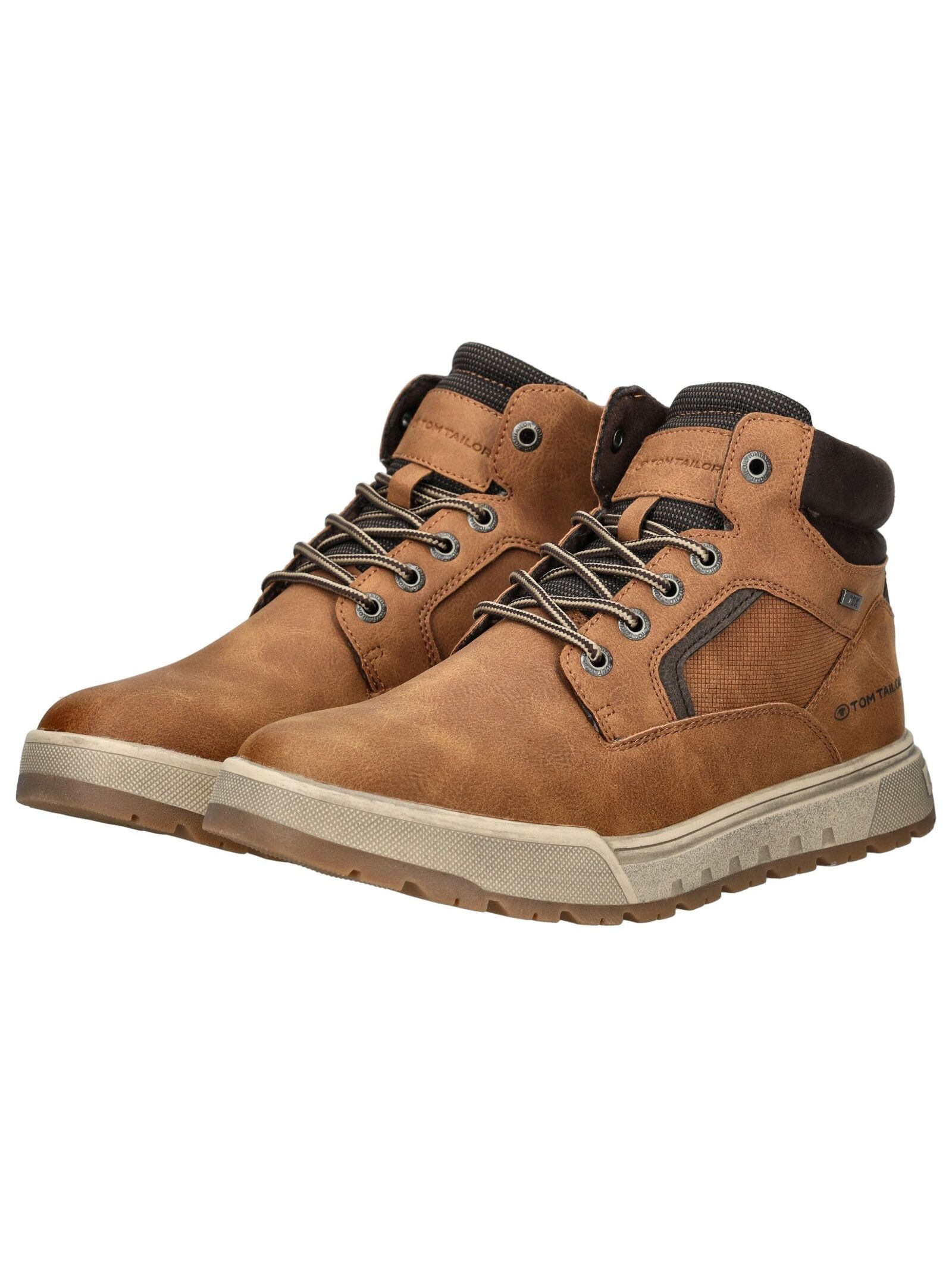 TOM TAILOR Schnürstiefelette »Tom Tailor Stiefelette Lederimitat/Textil«