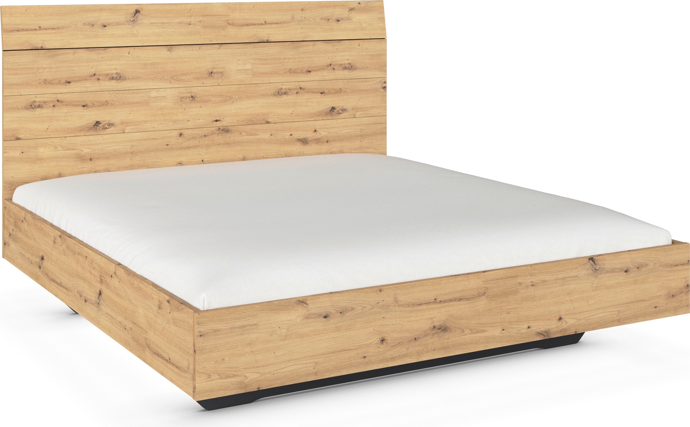 Futonbett »Bett Doppelbett Holzbett AGORDO«, mit hohem Kopfteil