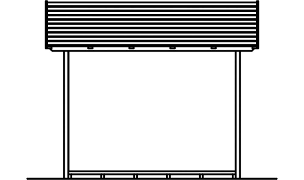 Skanholz Unterstand »Paul 2«, 290 x 126 cm