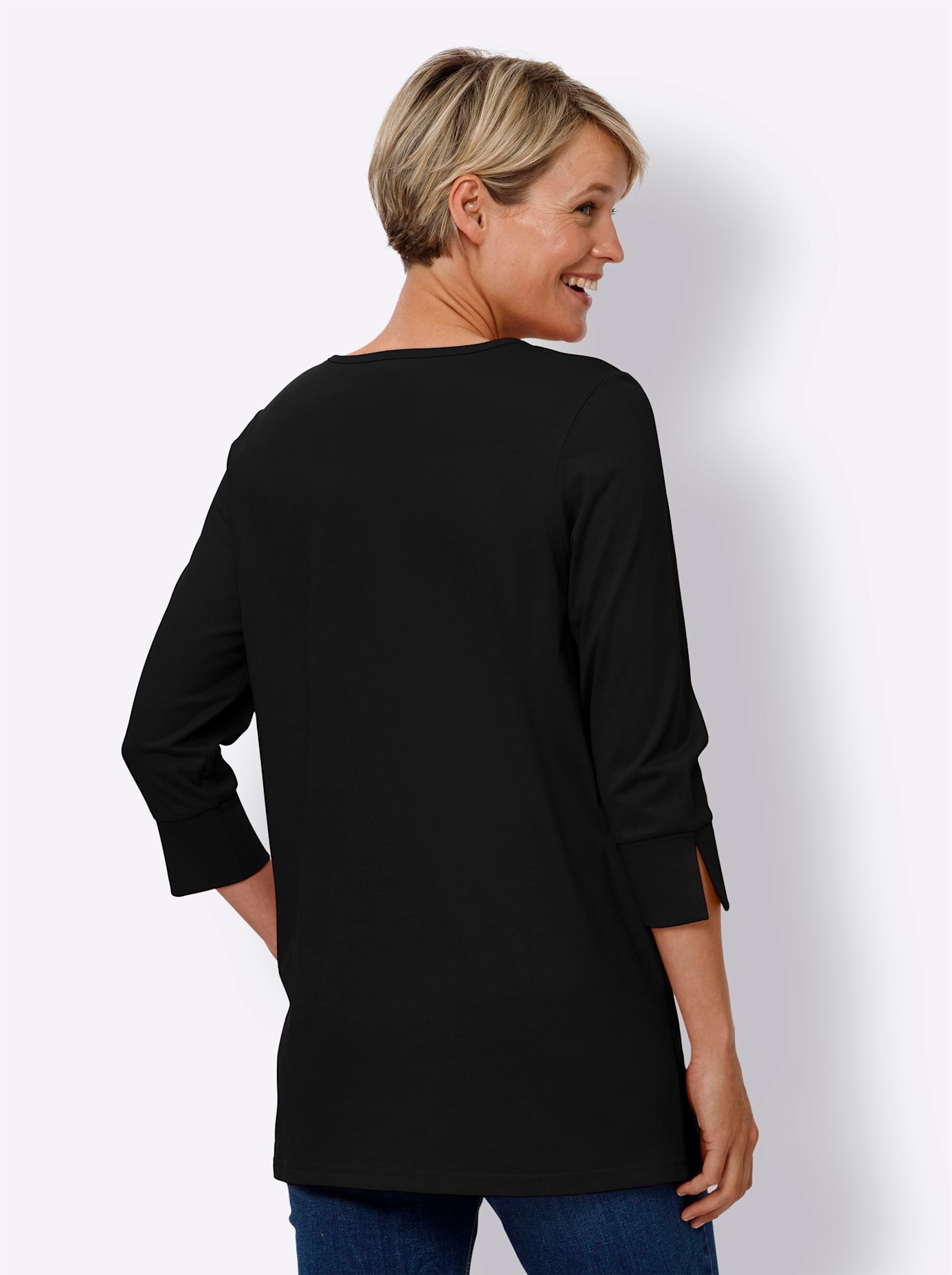 Classic Basics 3/4-Arm-Shirt "Longshirt" 1 Stk. günstig online kaufen