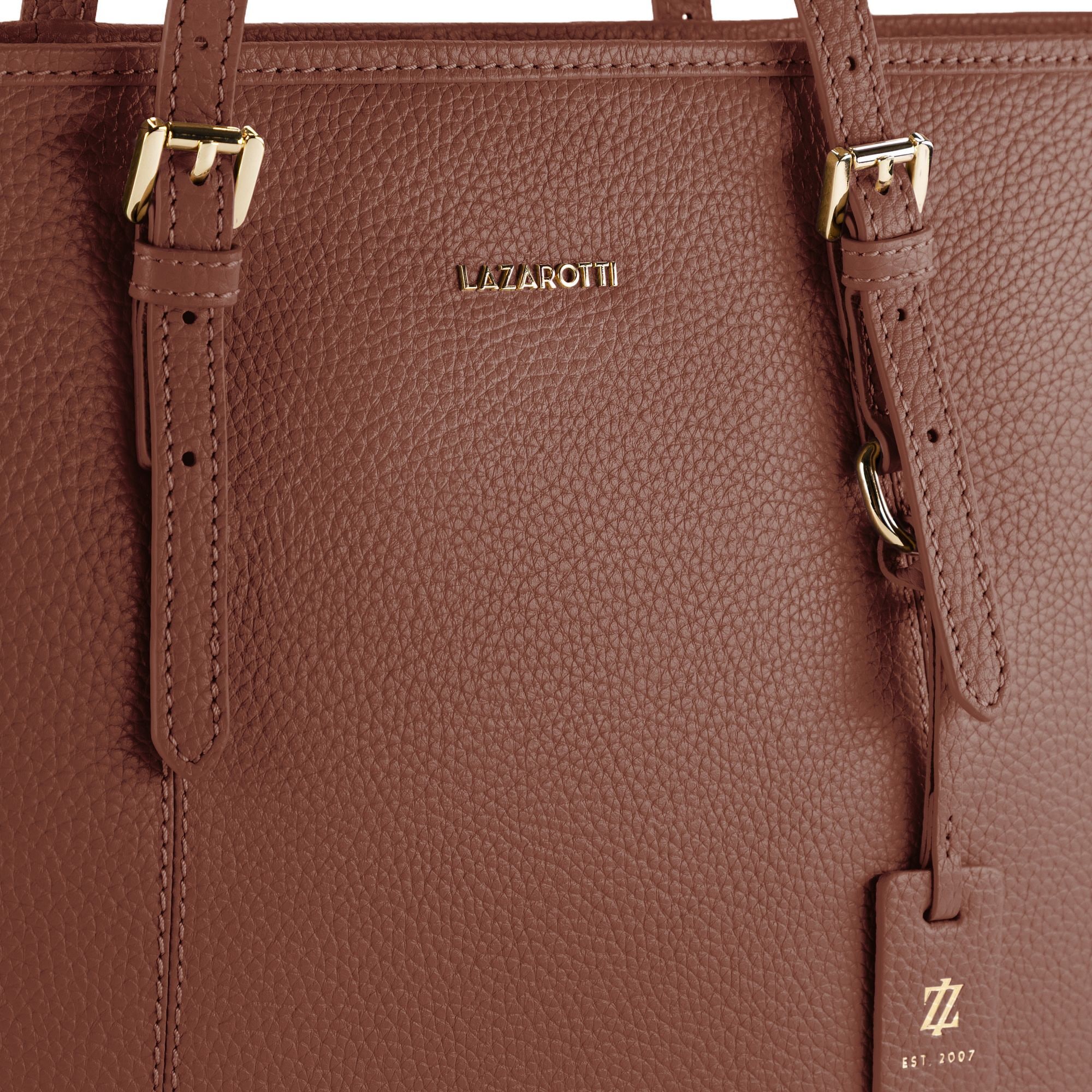 Lazarotti Shopper »Bologna Leather XL Shopper Tasche Leder 35 cm«
