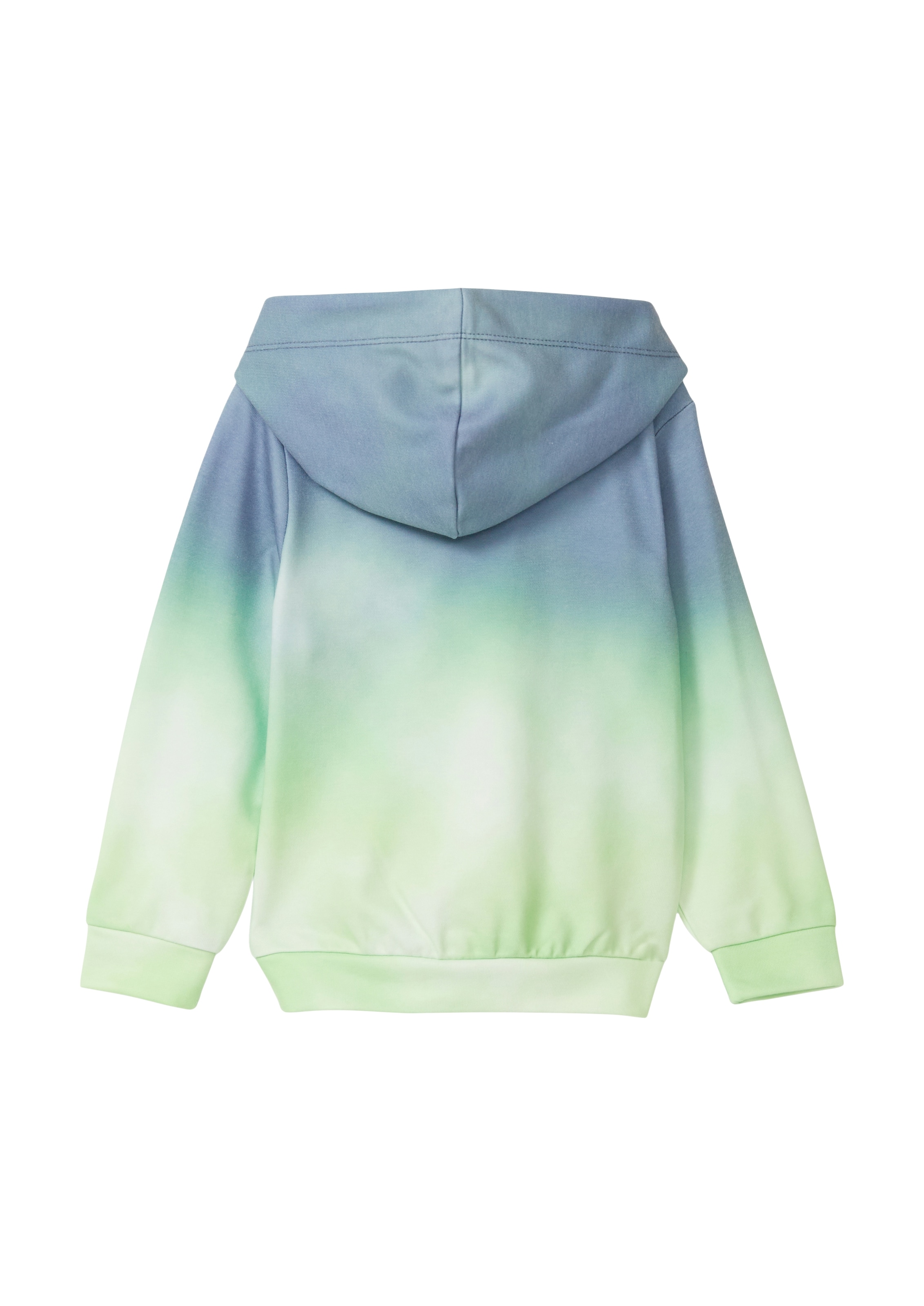 s.Oliver Junior Kapuzensweatshirt , mit Farbverlauf und Print
