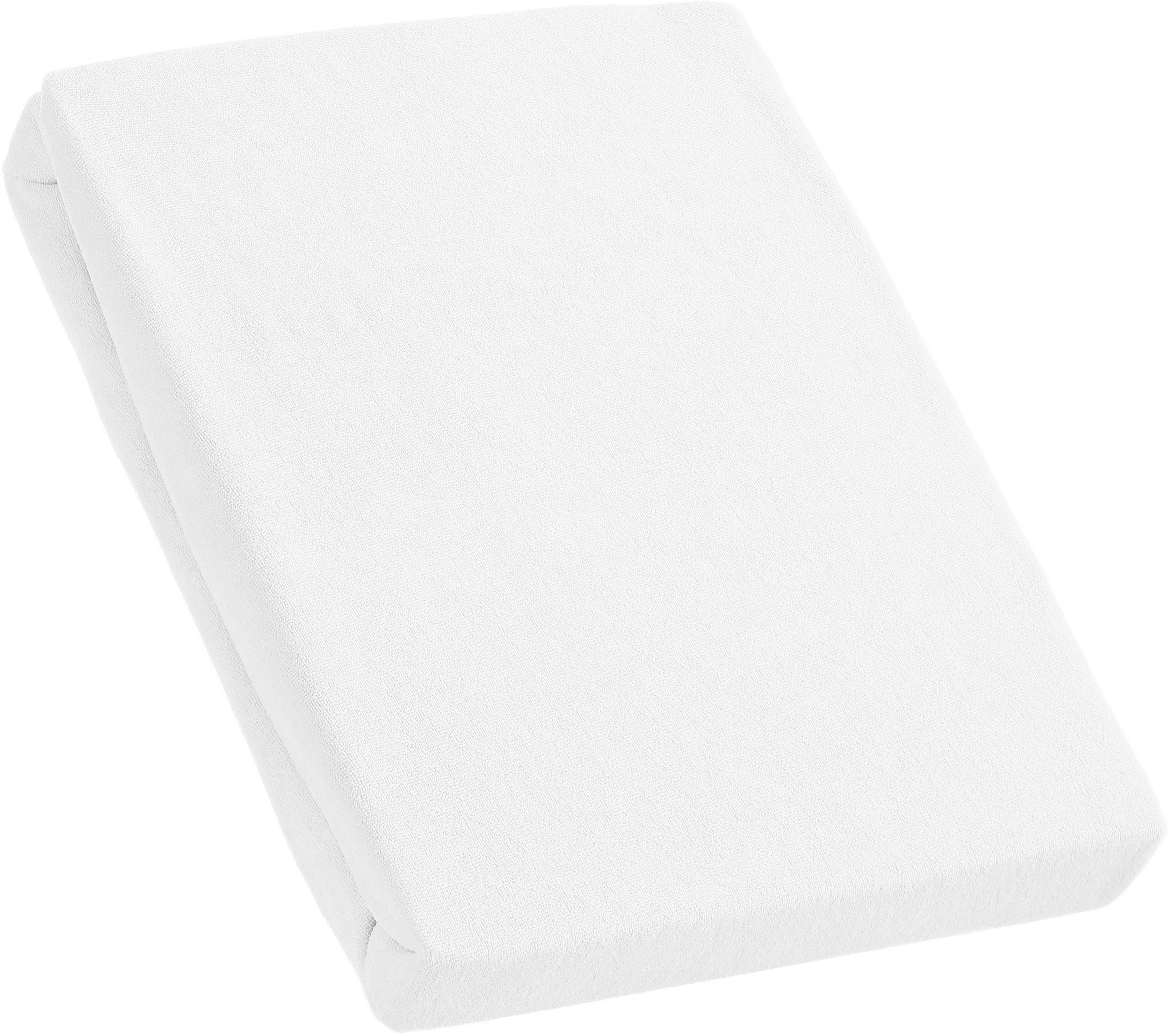 KUM Spannbettlaken "Frottee Spannbetttuch" bis ca. 30 cm Matratzenhöhe, weich & kuschelig