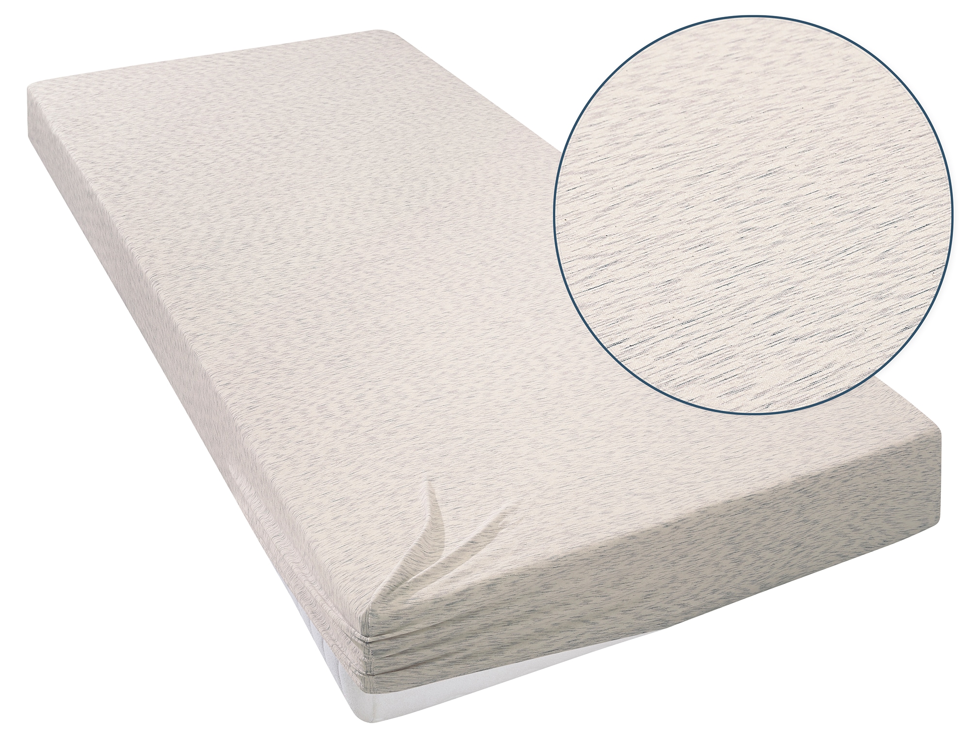 OTTO home Spannbettlaken "Bettlaken Jersey, Spannbetttuch mit Baumwolle, uni" für Matratzen bis 18cm Höhe, Spannbettlaken, Baumwollmischung