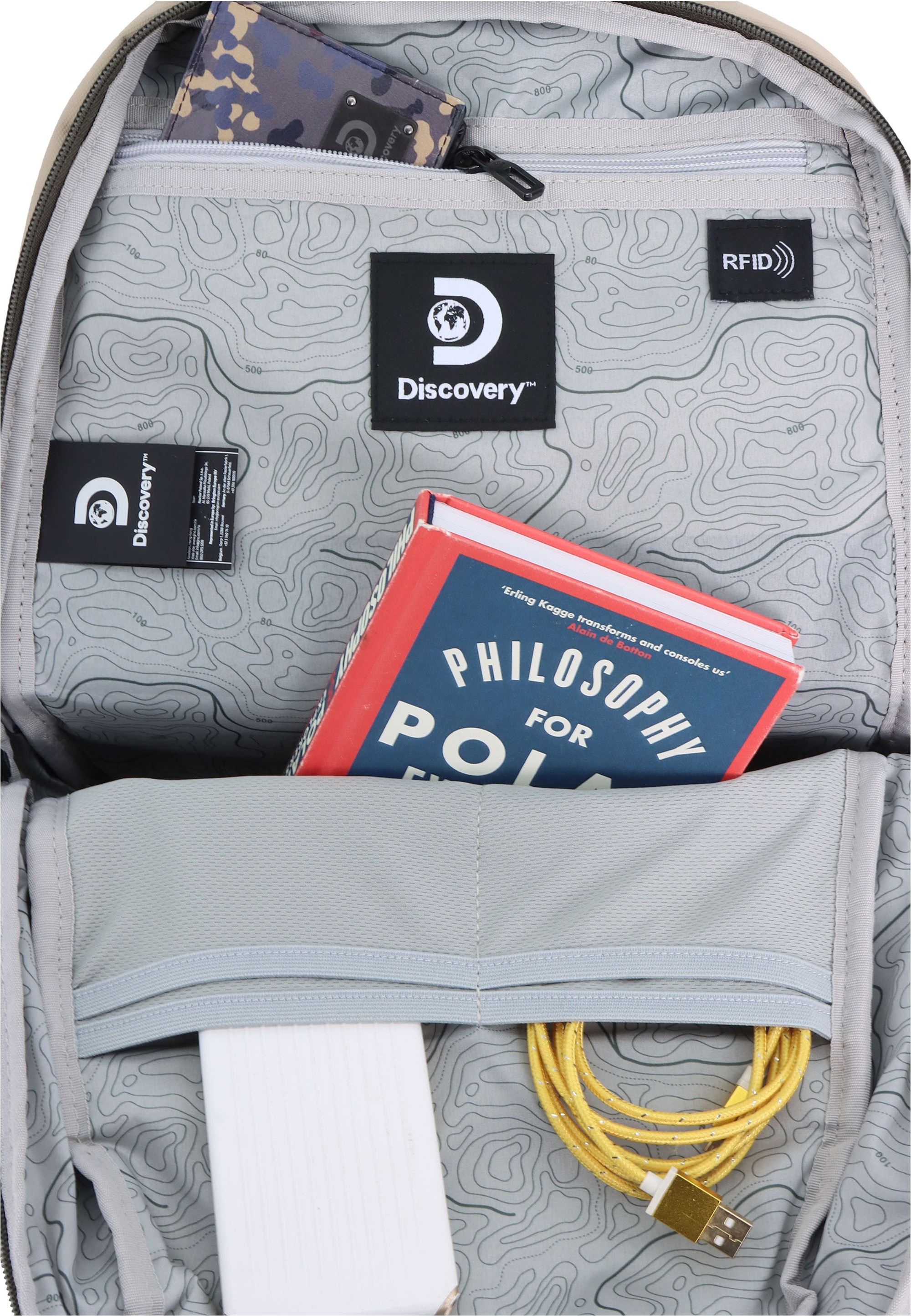 Discovery Cityrucksack »Downtown« mit praktischem Gepäckfixiergurt