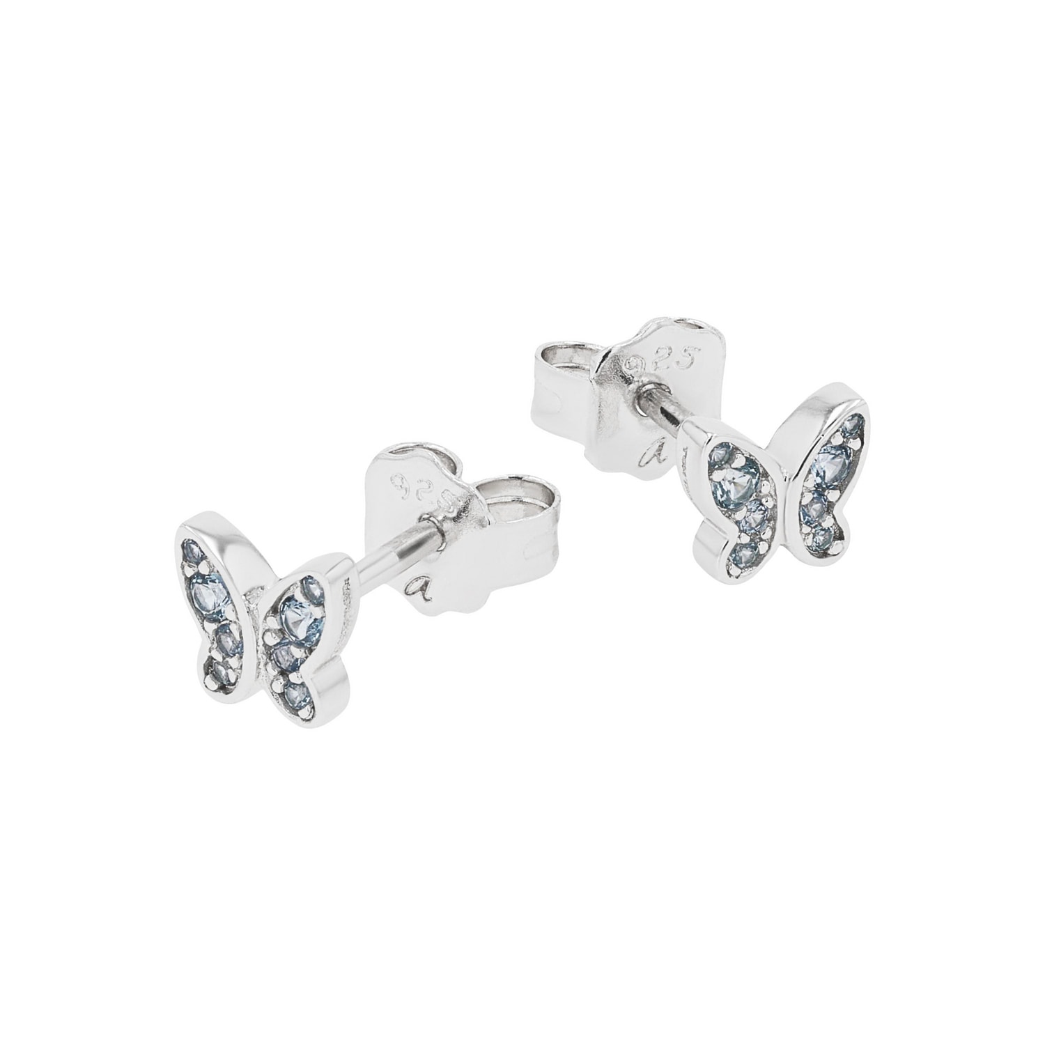 TOM TAILOR Paar Ohrstecker »Schmuck Geschenk Silber 925 Schmetterling« mit Zirkonia (synth.)