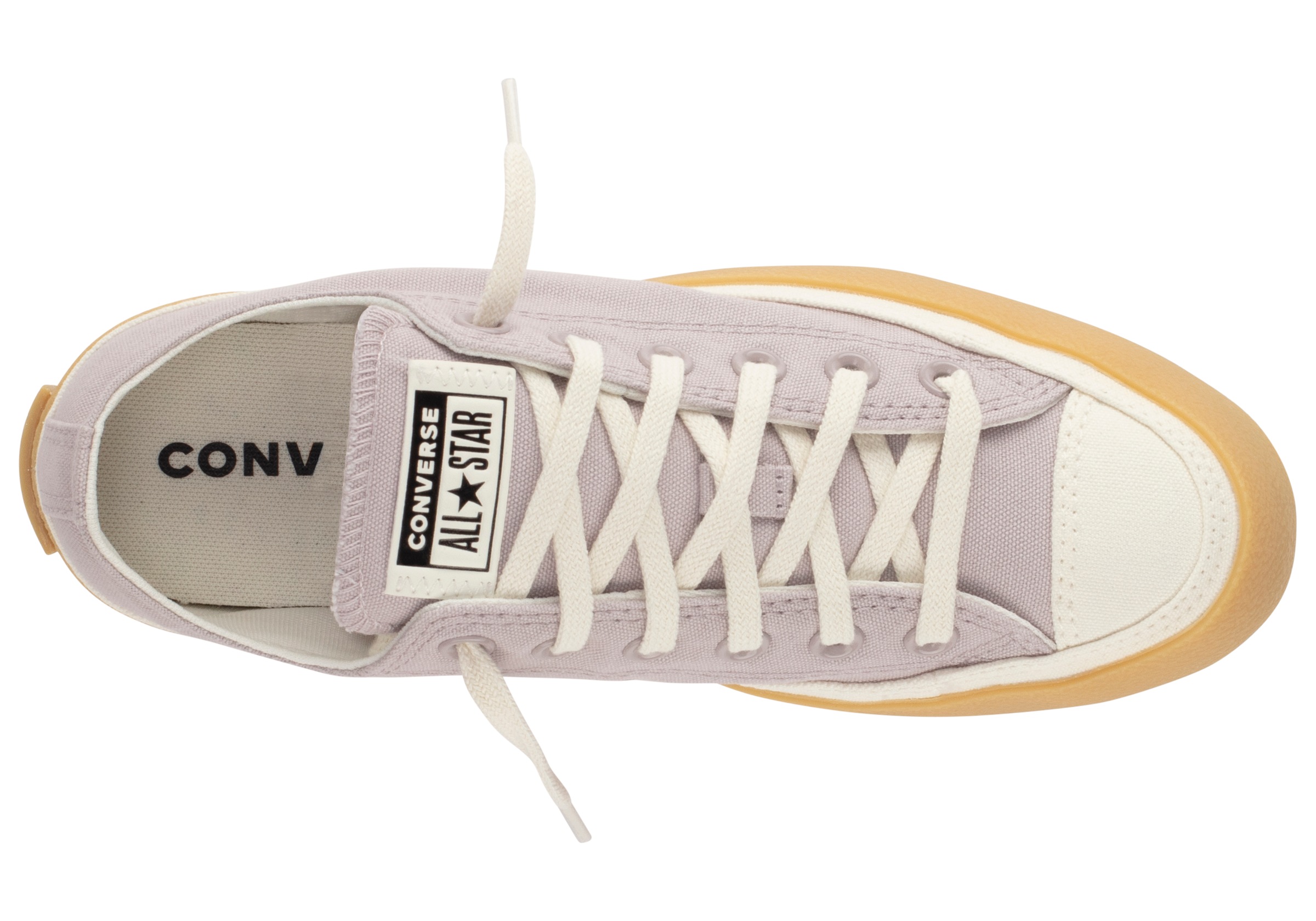 Sneaker CONVERSE "CHUCK TAYLOR ALL STAR RETRO RUBBER", Damen, Gr. 39, pink putty, egret, egret, Synthetik, Schuhe Sneaker 3