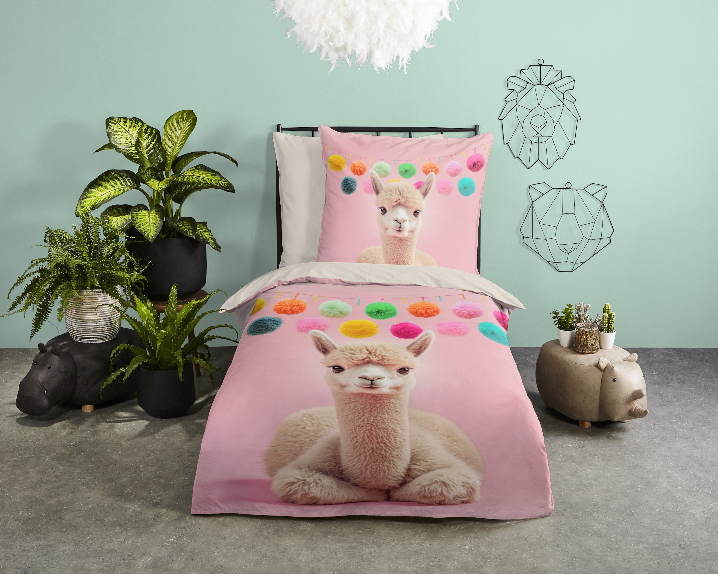 PURE luxury collection Kinderbettwäsche "Relaxing" 2 Stk. Mikrofaser, 135x2 günstig online kaufen