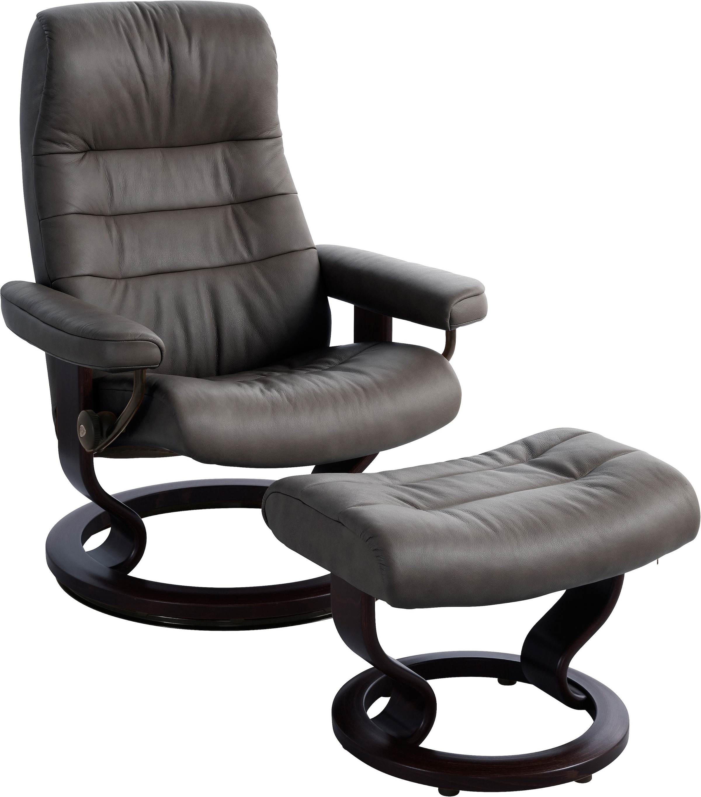 Stressless Relaxsessel "Opal", (Set, Relaxsessel mit Hocker), mit Hocker, mit Classic Base, Größe L, mit Schlaffunktion