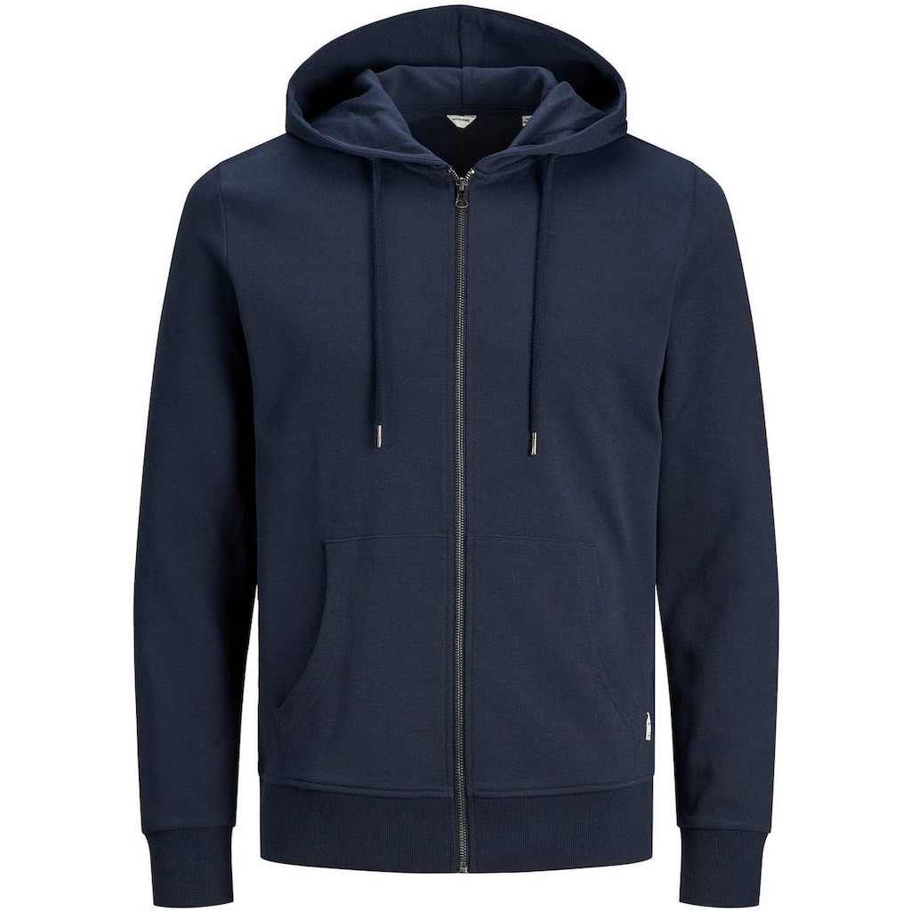 Jack & Jones PlusSize Kapuzensweatjacke »BASIC SWEAT ZIP HOOD«, bis Größe 6XL