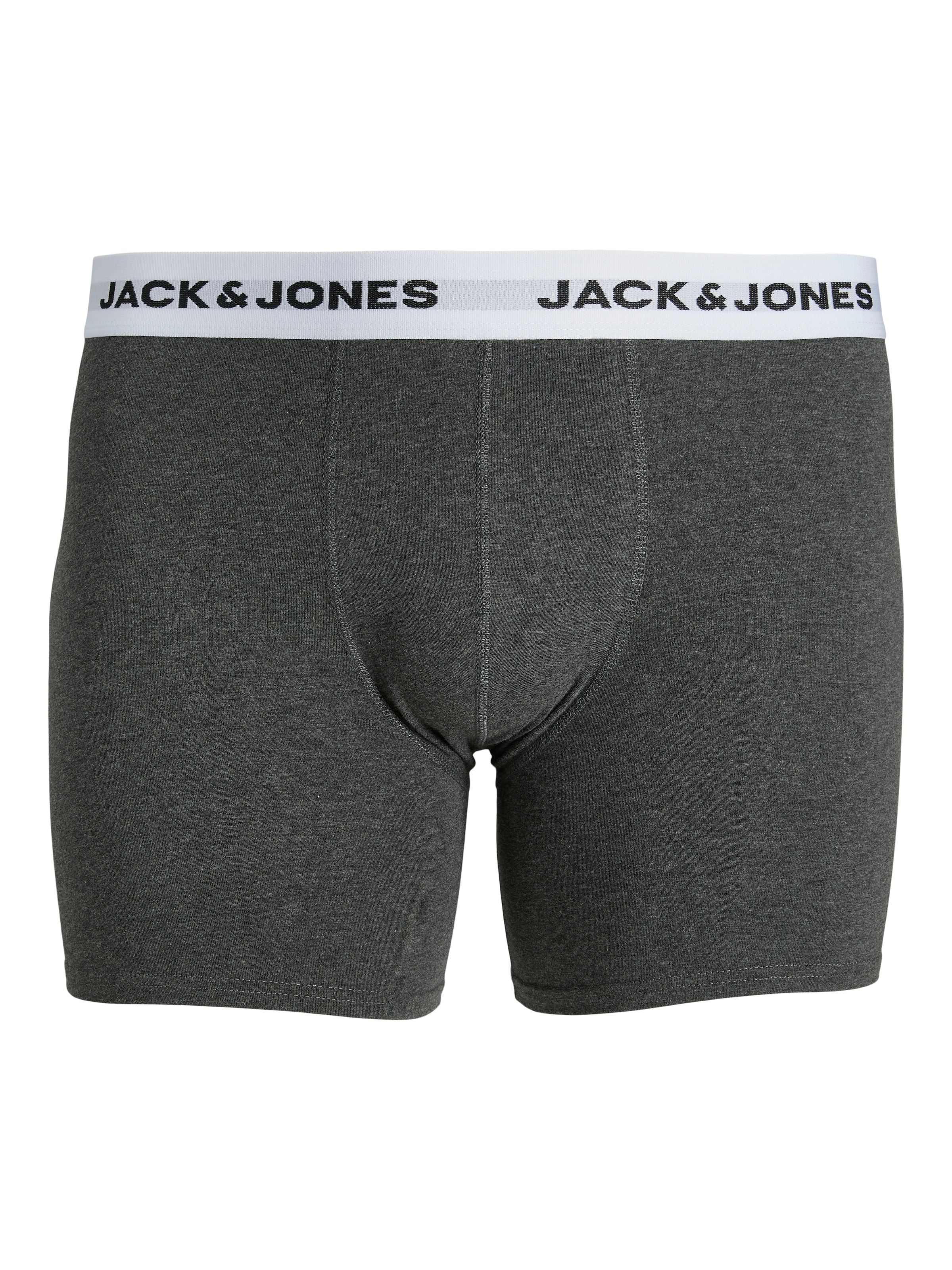 Jack & Jones PlusSize Boxershorts »JACBASIC WHITE WB TRUNKS 5 PACK NOOS PLS«, (Packung, 5 St.), mit Logo Schriftzug