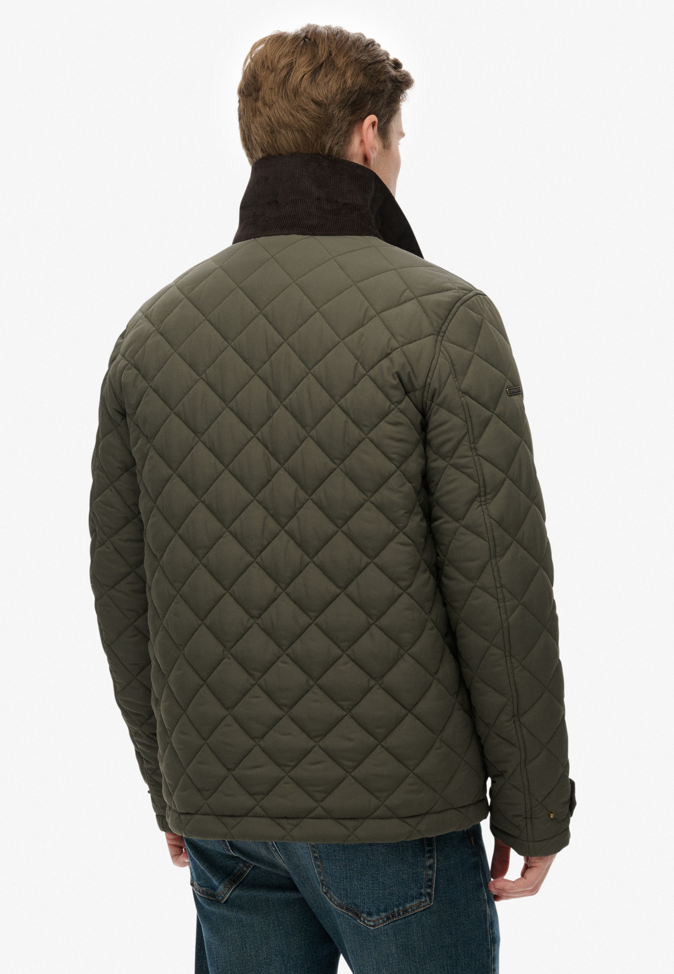 Superdry Steppjacke »QUILTED ESTATE COACH JACKET« Kunstfaser, regular fit