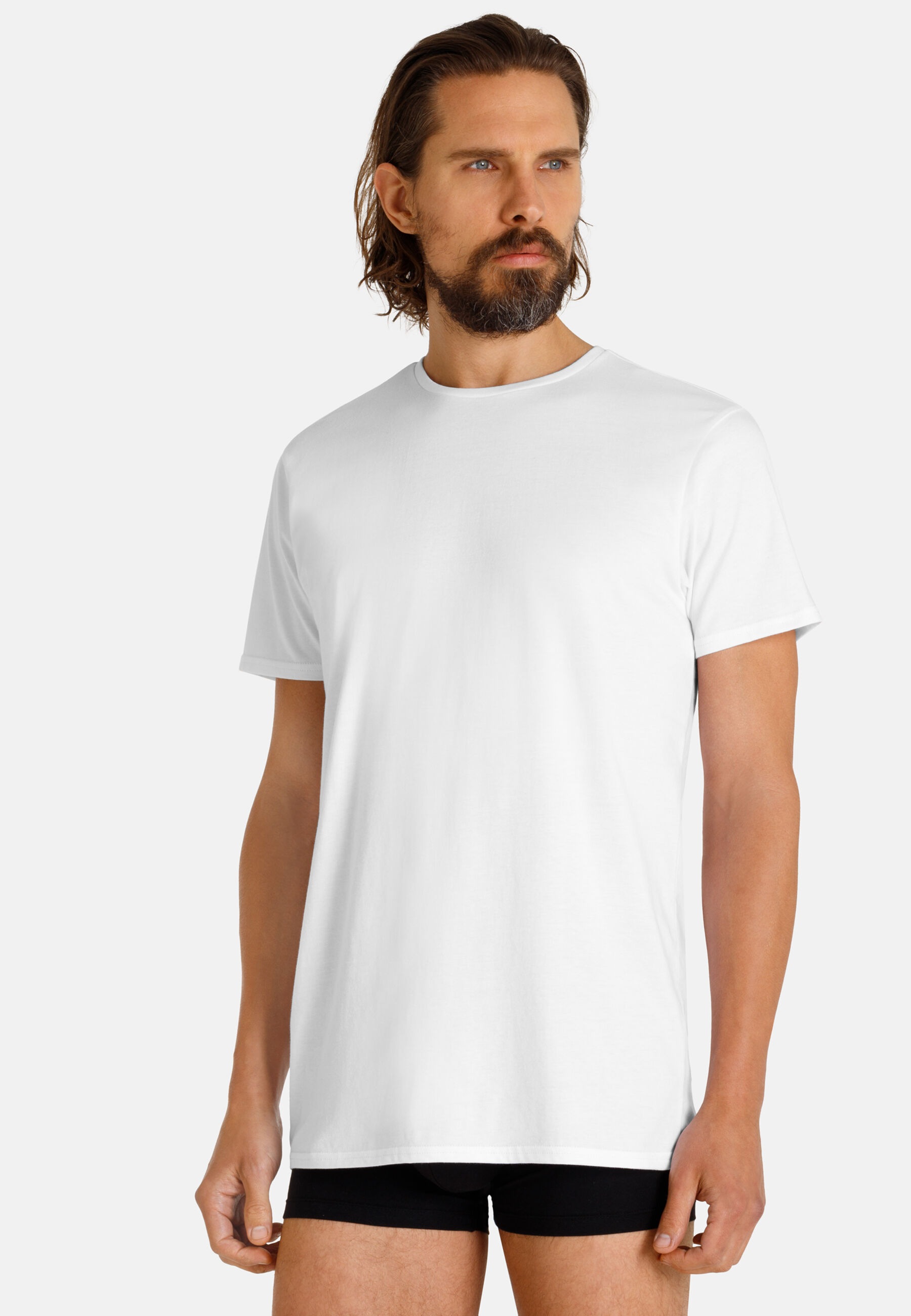 T-Shirt CAMANO "T-Shirt Men Comfort BCI Cotton Crew Neck T-Shirt 2P 2er Pack", Damen, Gr. XXL, weiß, Obermaterial: 100% Baumwolle CO., Shirts T-Shirt 6