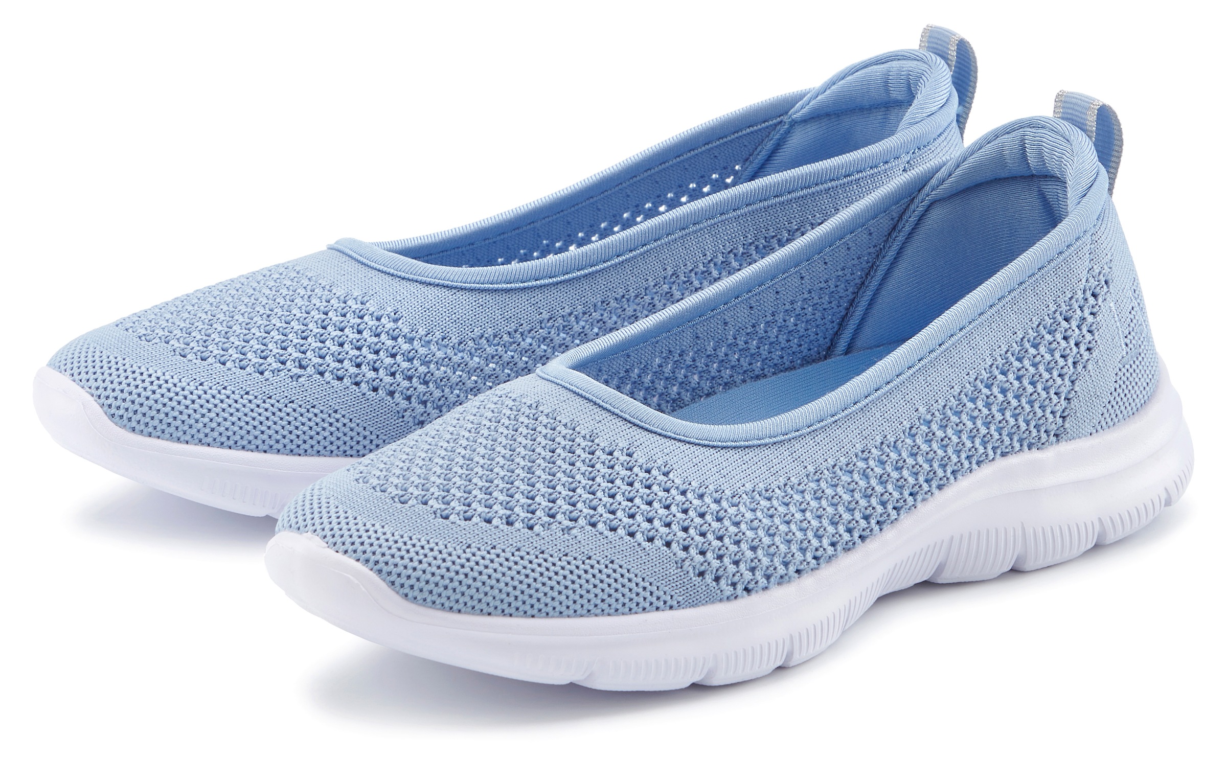 LASCANA Sneaker Ballerinas, ultraleichter Slipper, Freizeitschuh zum Reinsc günstig online kaufen