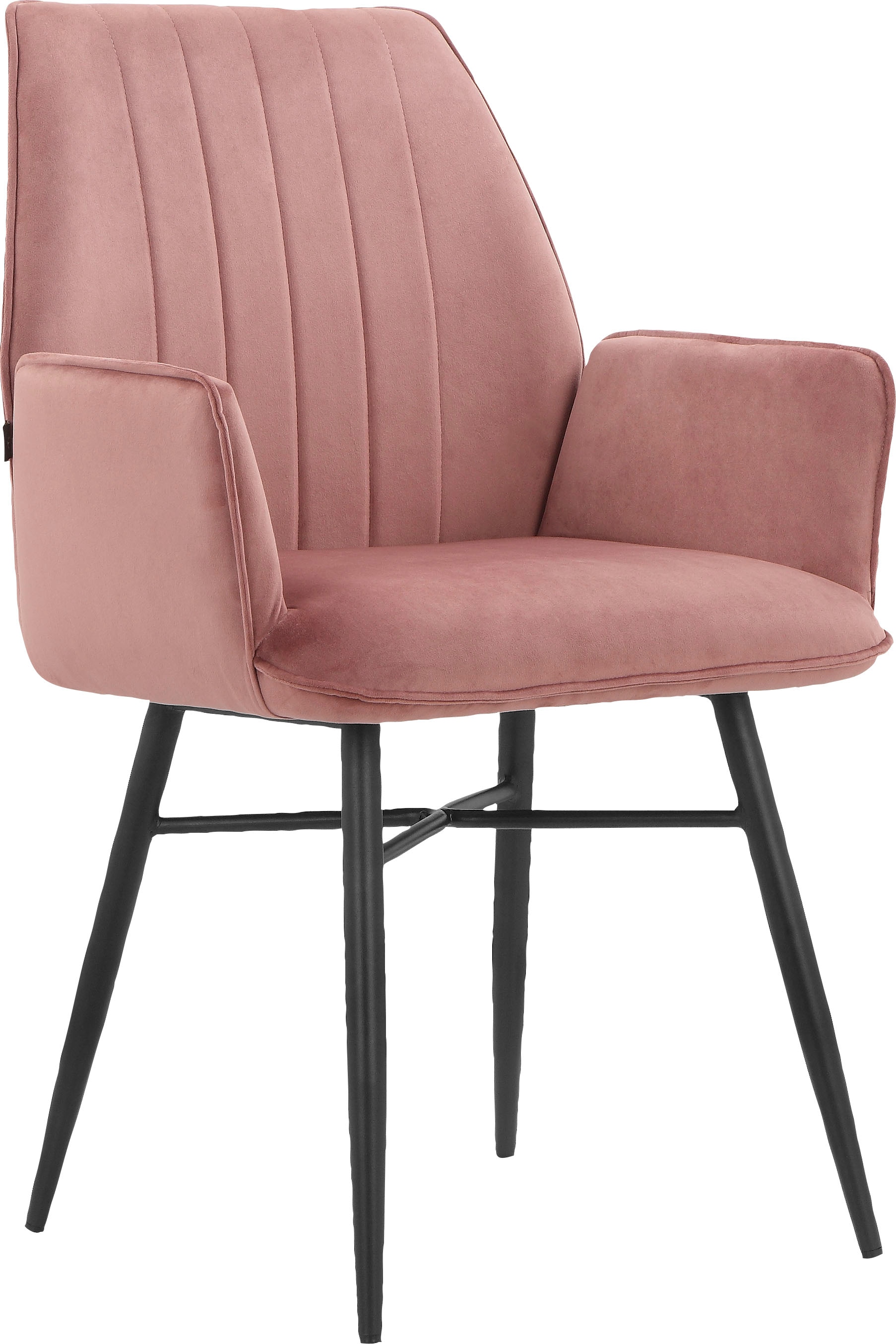 Leonique Esszimmerstuhl "Hrodwyn" () 2 Stk. Veloursstoff Sitz gepolstert, m günstig online kaufen