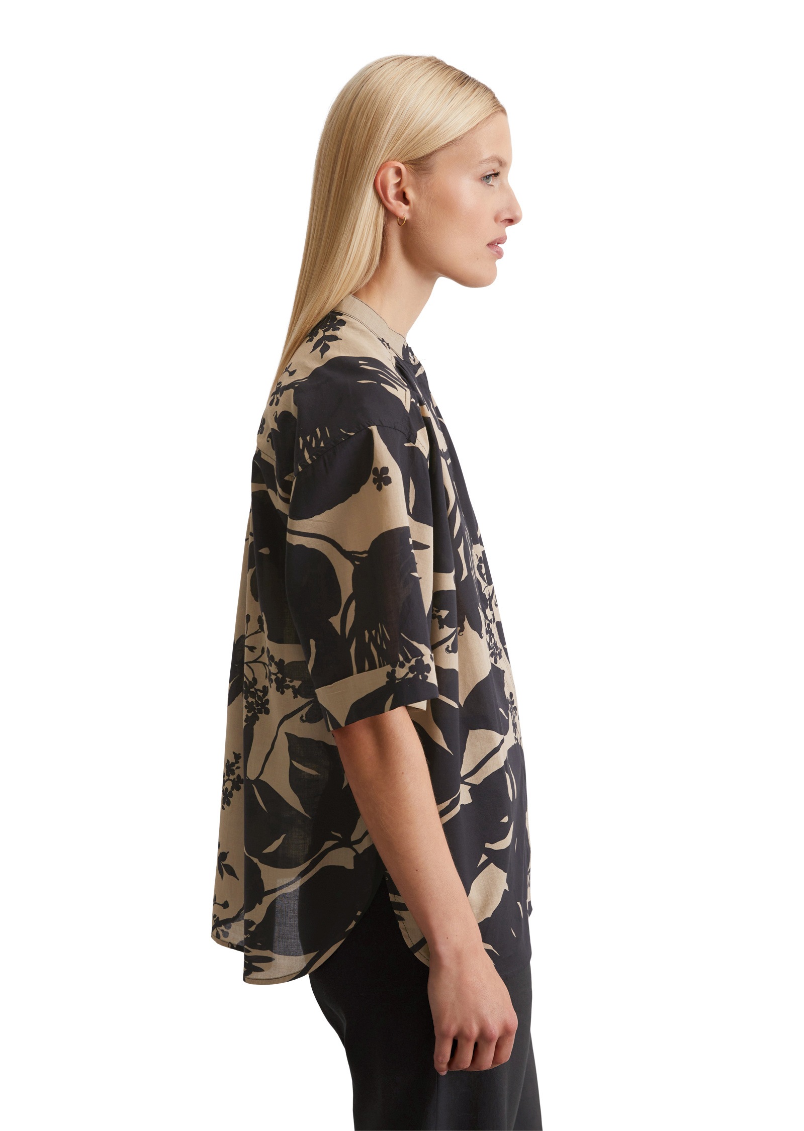 Marc OPolo Kurzarmbluse "aus Silky-Touch-Voile" günstig online kaufen