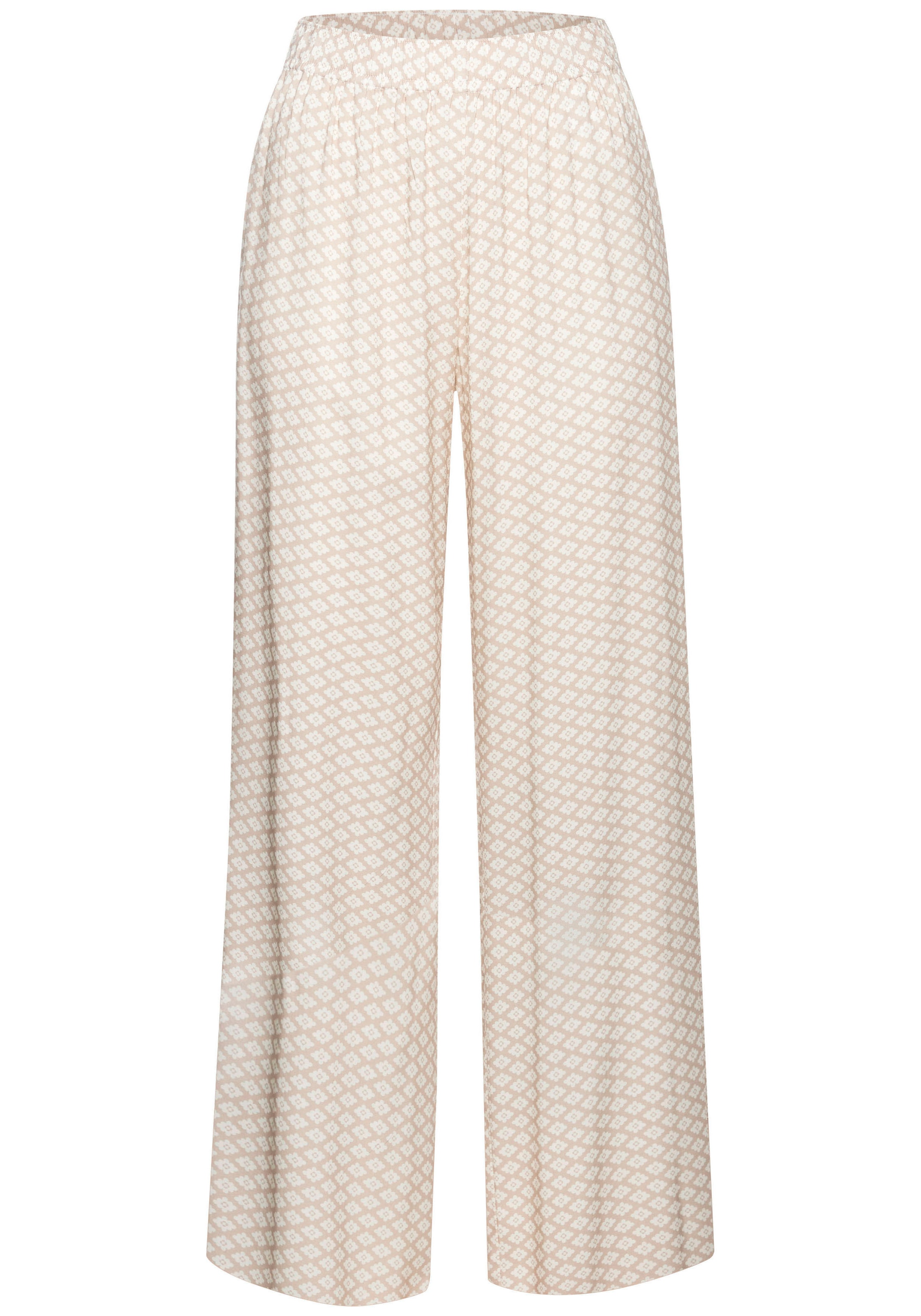 LASCANA Pyjamahose, Mit edlem Allover-Muster