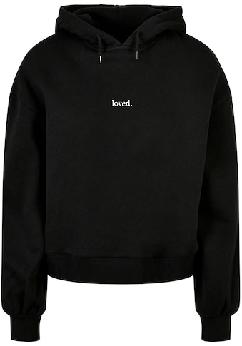 Kapuzenpullover »Merchcode Damen Ladies Love Organic Oversized Hoody«, (1 tlg.)