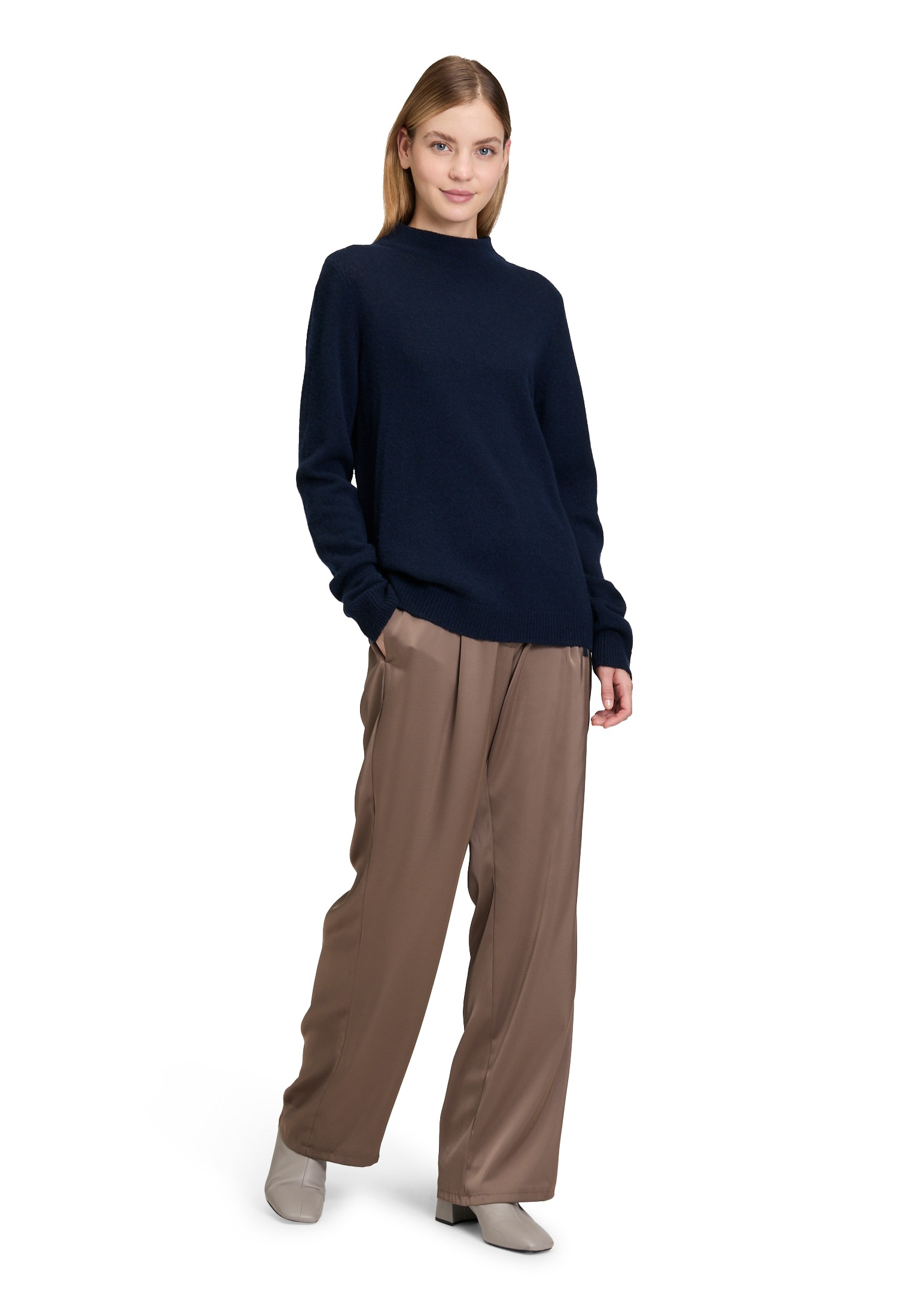 Betty Barclay Strickpullover »Betty Barclay Damen Kaschmir-Pullover mit Stehkragen«, (1 tlg.)