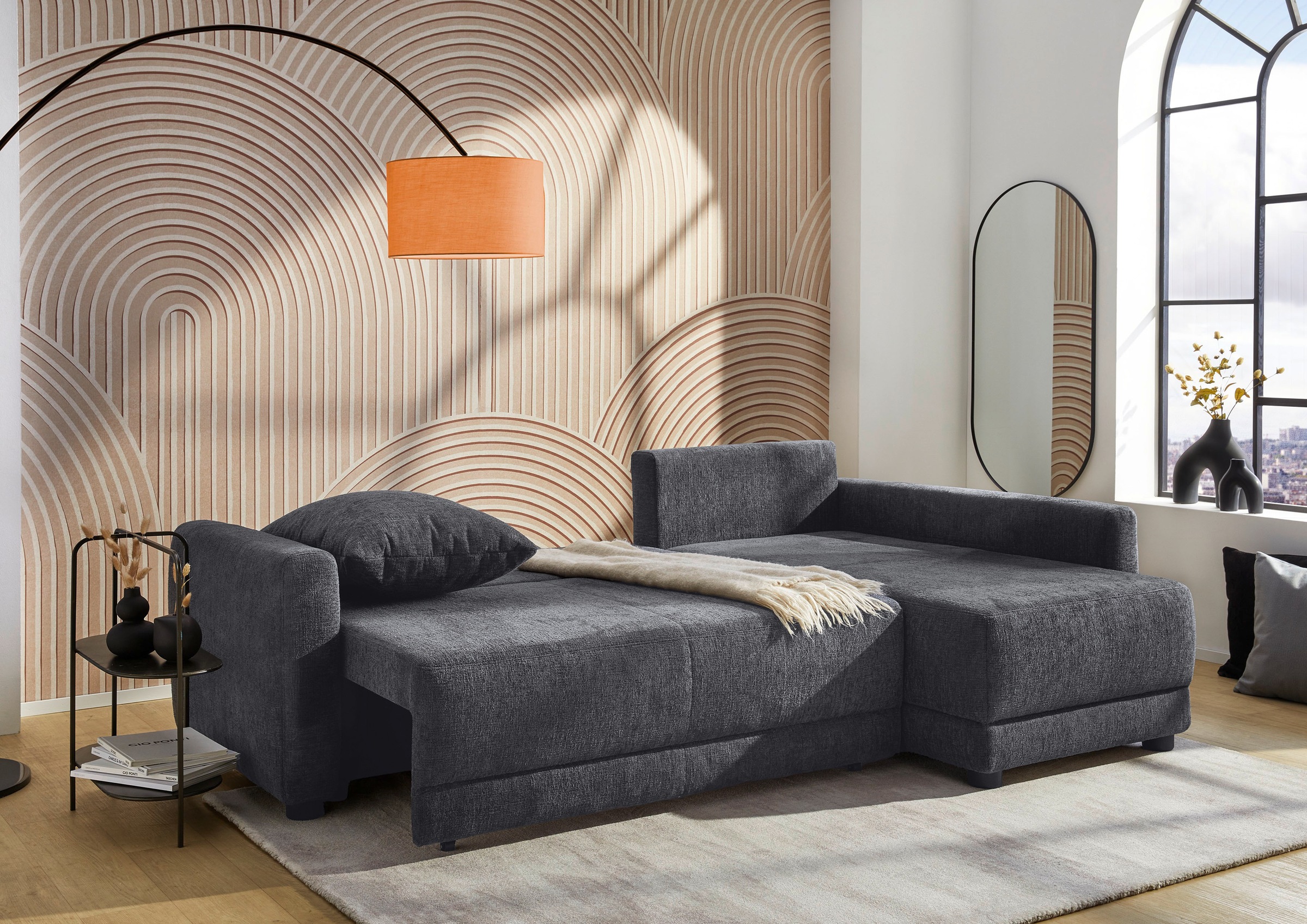 Jockenhöfer Gruppe Ecksofa "Venezia, inklusive Bettfunktion und Bettkasten" günstig online kaufen