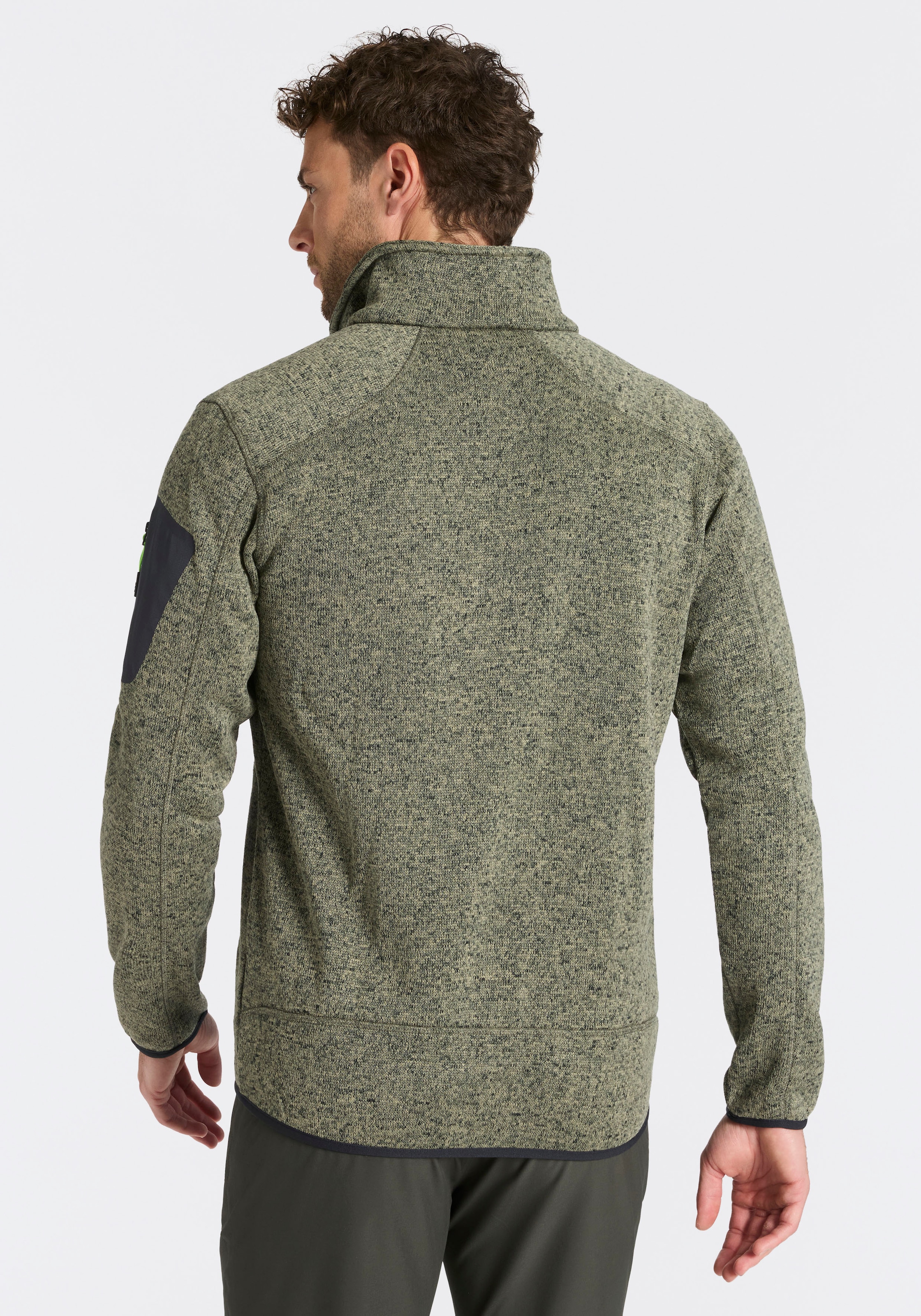 CMP Strickfleecejacke »MAN JACKET« ohne Kapuze hochschließender Kragen, mit zwei Eingrifftaschen, atmungsaktiv