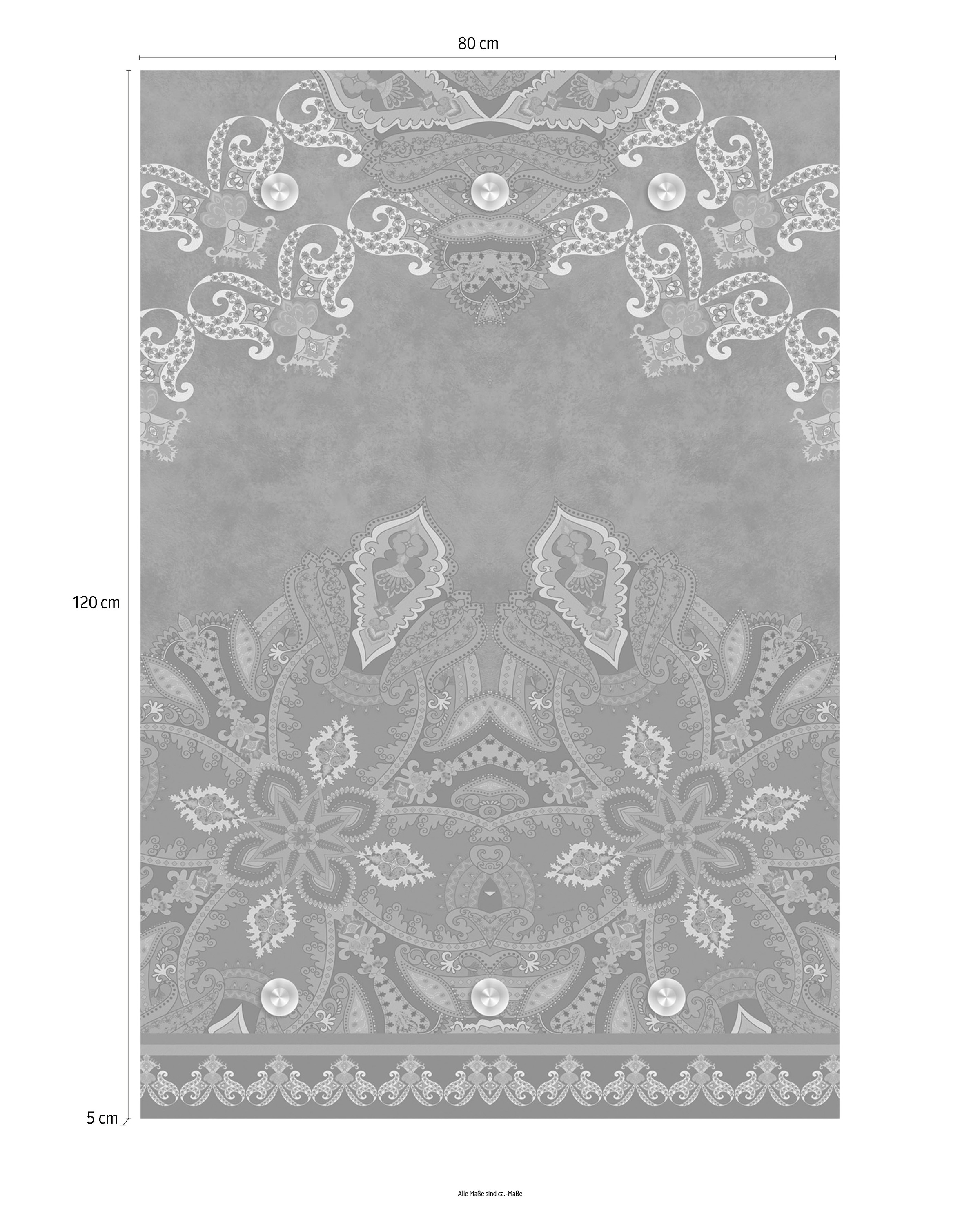 queence Garderobenleiste »Orientalisch«, mit 6 Haken, 80 x 120 cm
