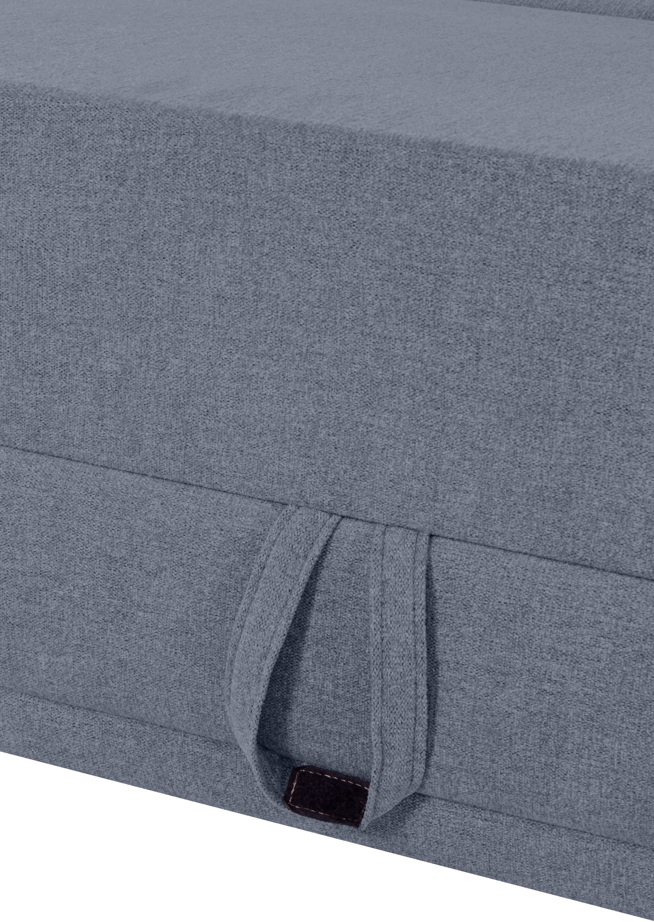 INOSIGN Ecksofa »Cardiz L-Form«, inkl.Kopfteilverstellung und Federkern wahlweise mit Bettfunktion