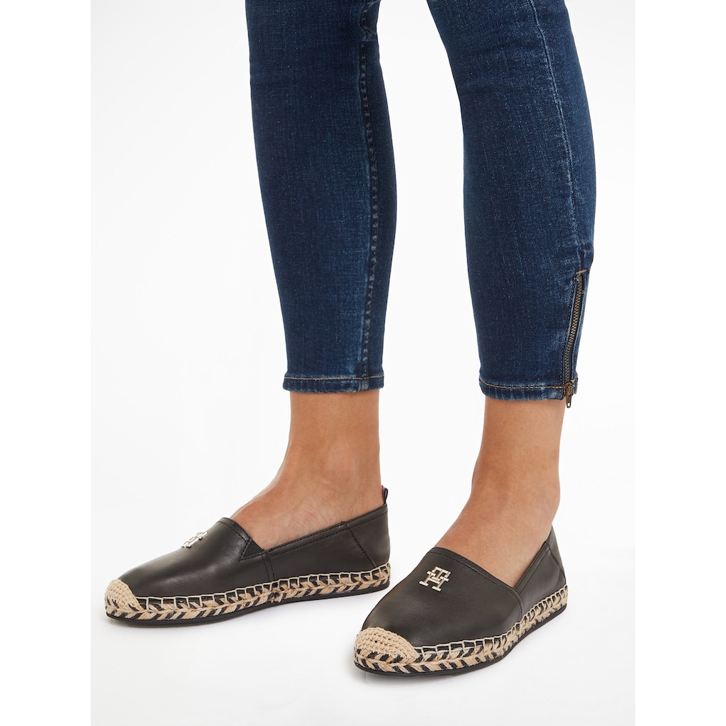 Tommy Hilfiger Espadrille »TH LEATHER FLAT ESPADRILLE«