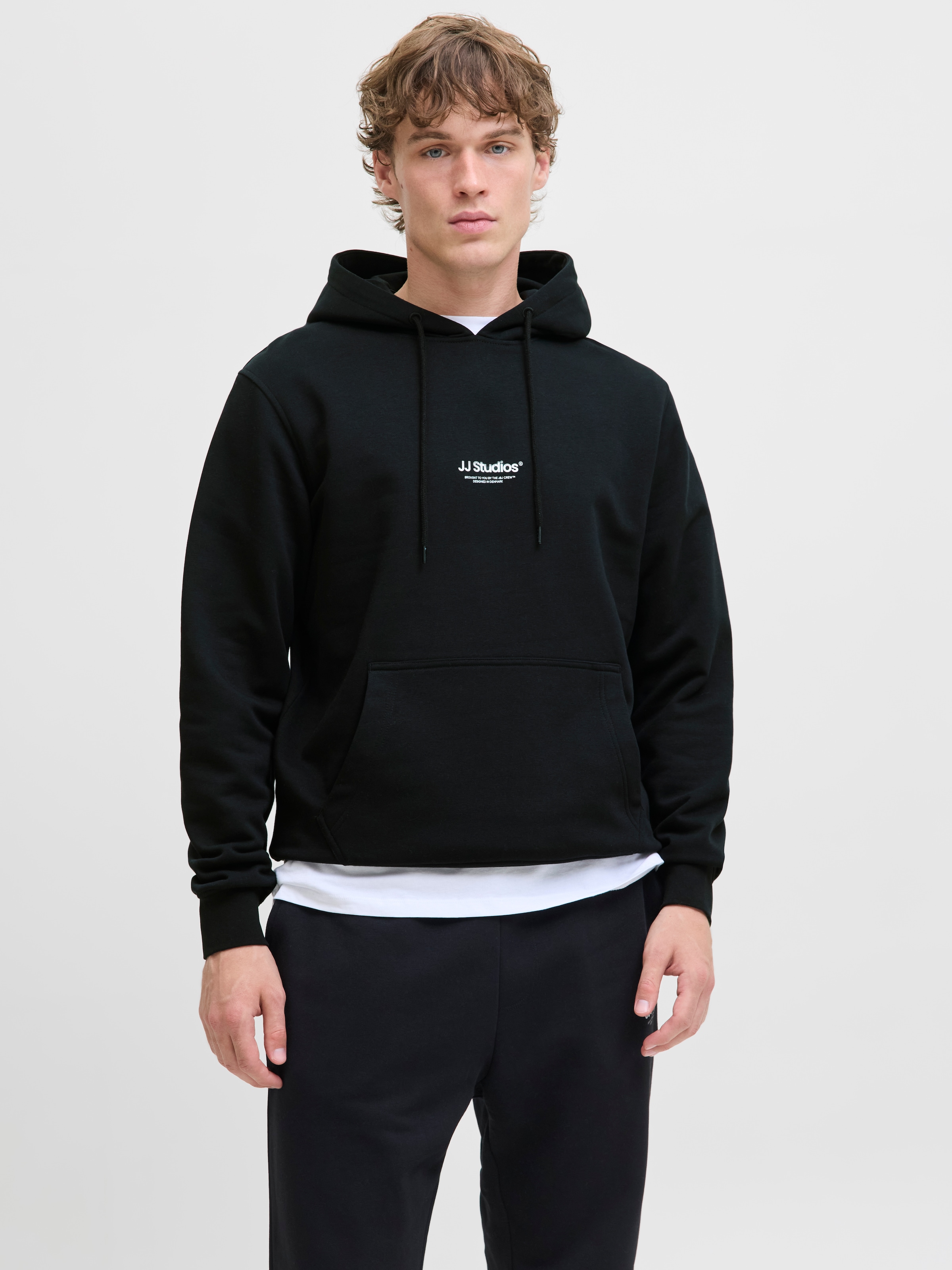 Jack & Jones Kapuzensweatshirt "JJESOHO SWEAT HOOD NOOS", Baumwollmischung, günstig online kaufen