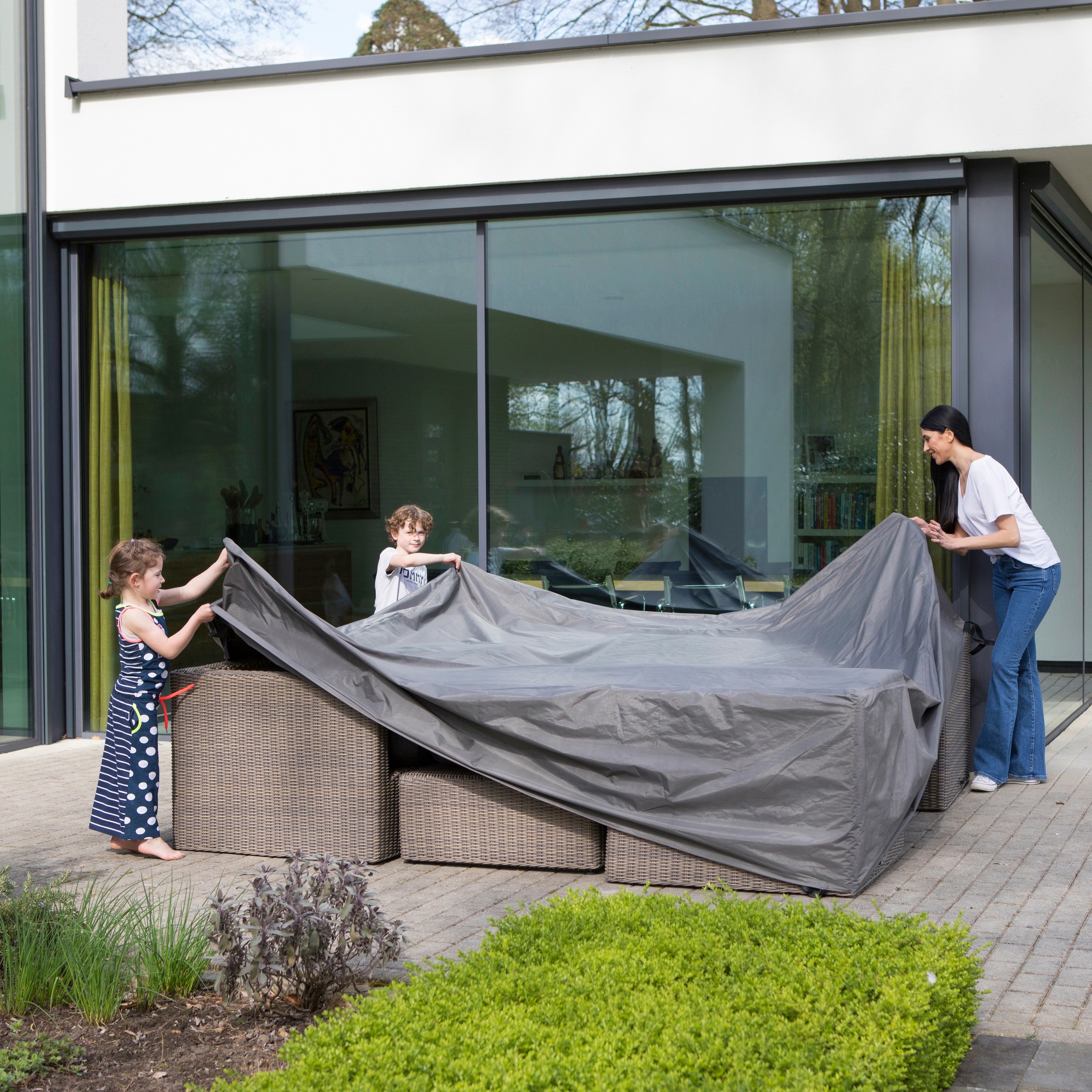 winza outdoor covers Gartenmöbel-Schutzhülle, geeignet für Loungeset bis 250 cm