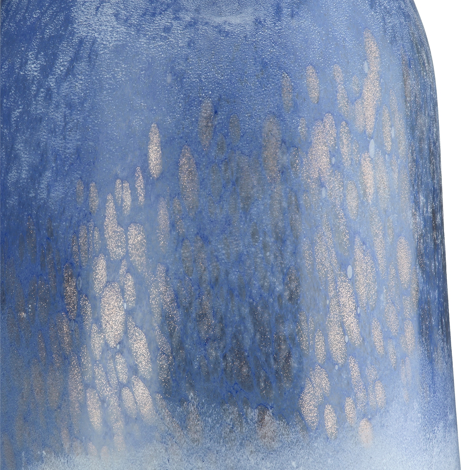 GILDE Tischvase »Vase Azur blau H. 37 cm« Mundgeblasenes Glas, handgearbeitet, Dekovase