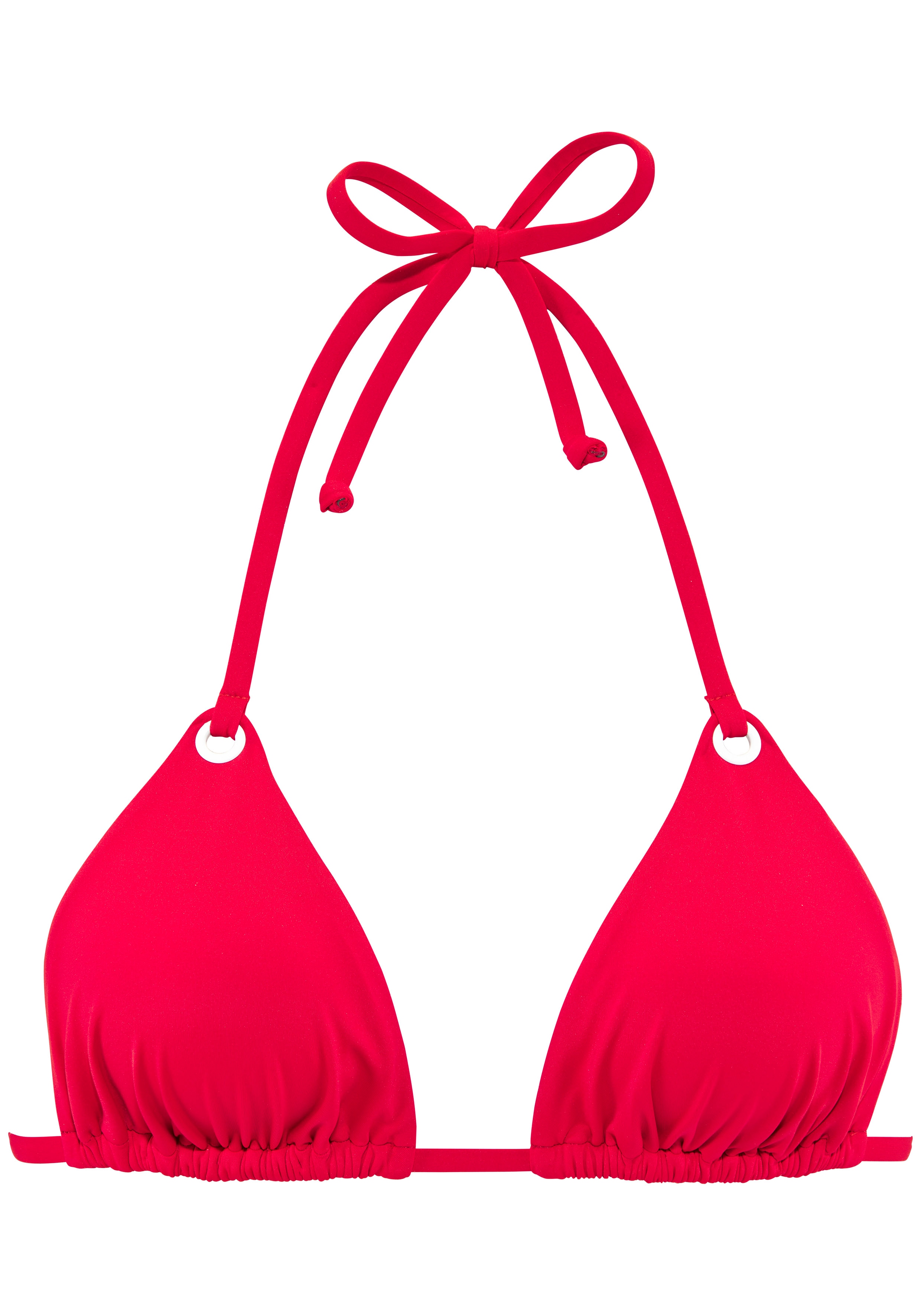 s.Oliver Triangel-Bikini-Top "Beverly" mit kontrastfarbigen Zierringen