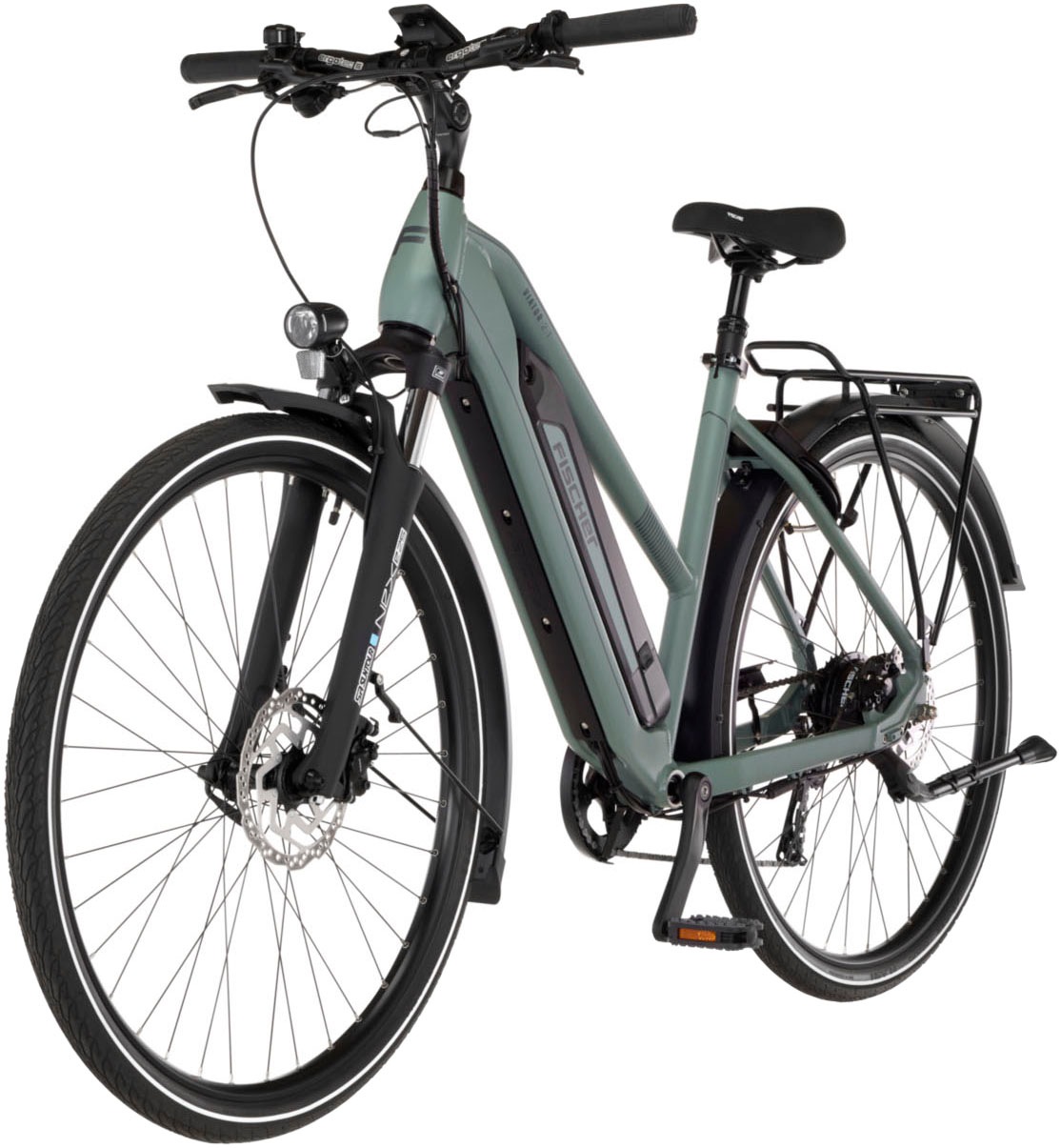 FISCHER Fahrrad »VIATOR 2.1 459« 8 Gang Shimano ACERA Schaltwerk Heckmotor mit Akku-Ladegerät;mit Werkzeug, 