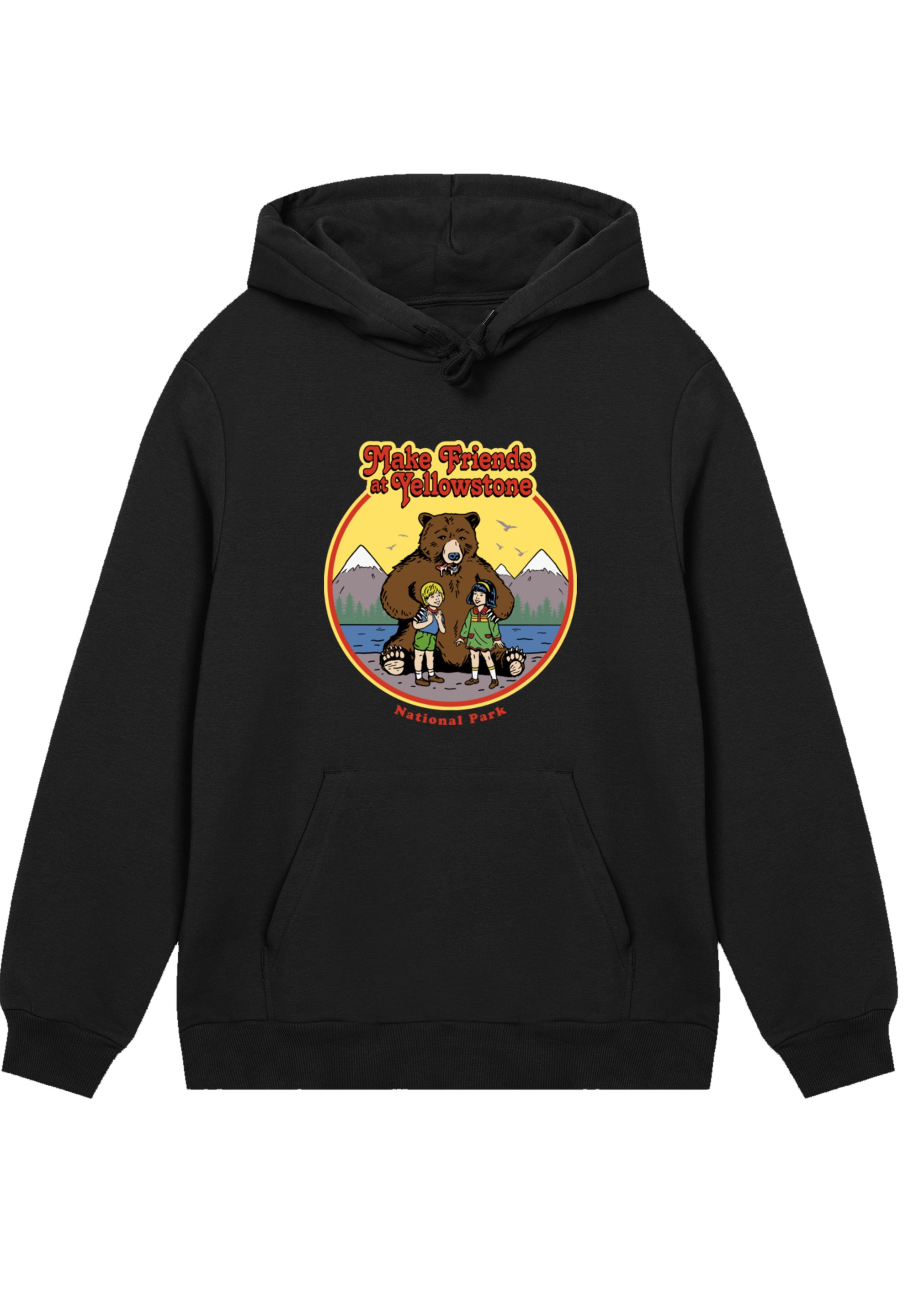 F4NT4STIC Kapuzenpullover "US National Parks Make Friends At Yellowstone", günstig online kaufen