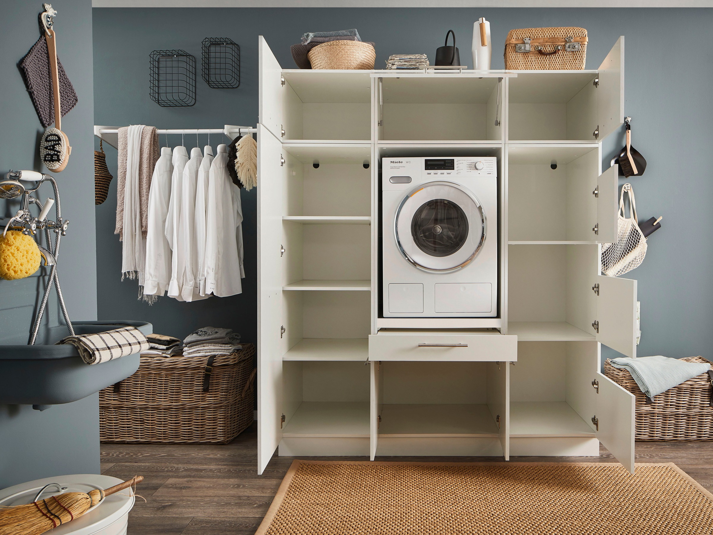 Laundreezy Mehrzweckschrank-Set "LAUNDREEZY LDSK6", Breite 167,5 cm günstig online kaufen