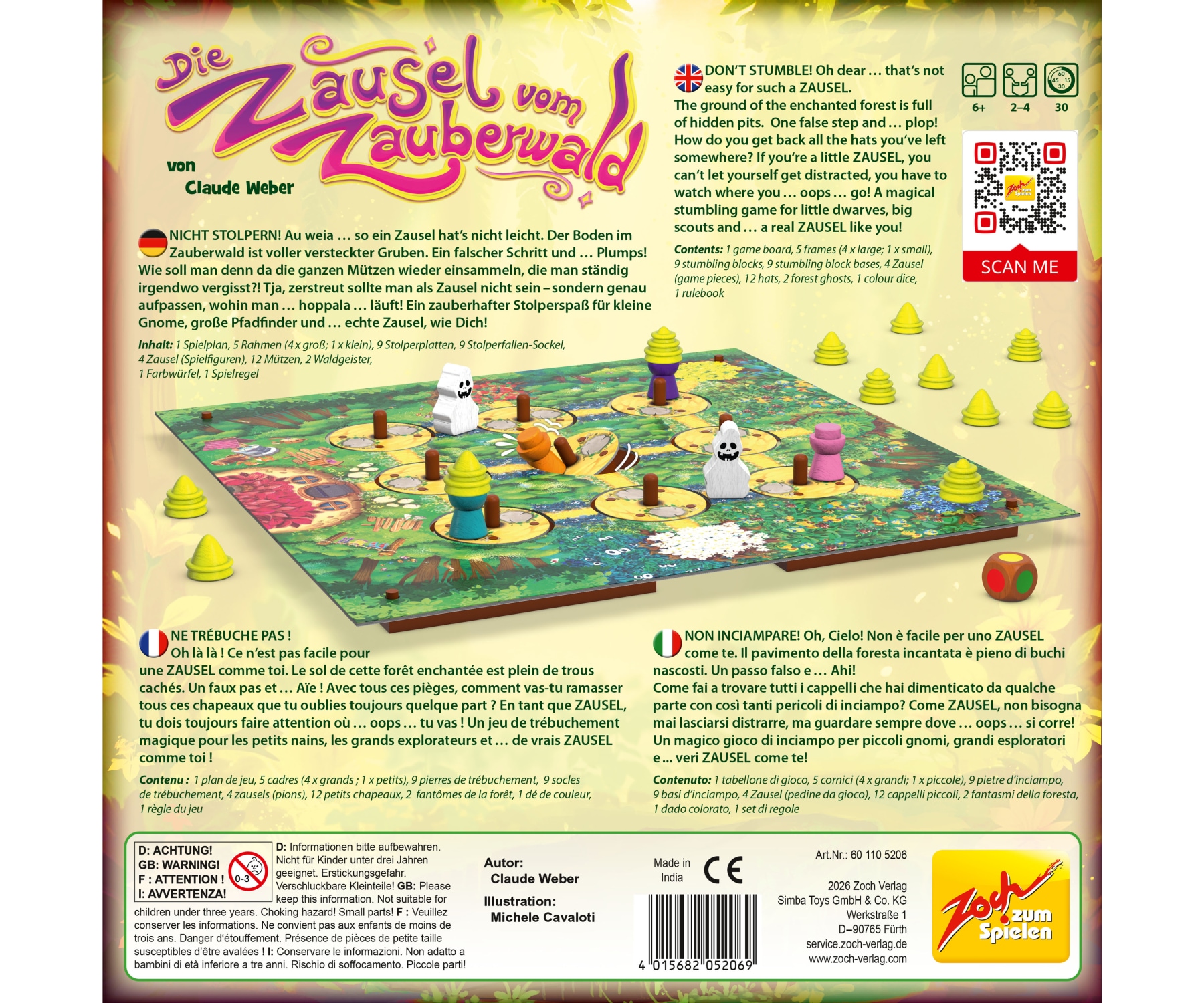 Zoch Spiel »Die Zausel vom Zauberwald«