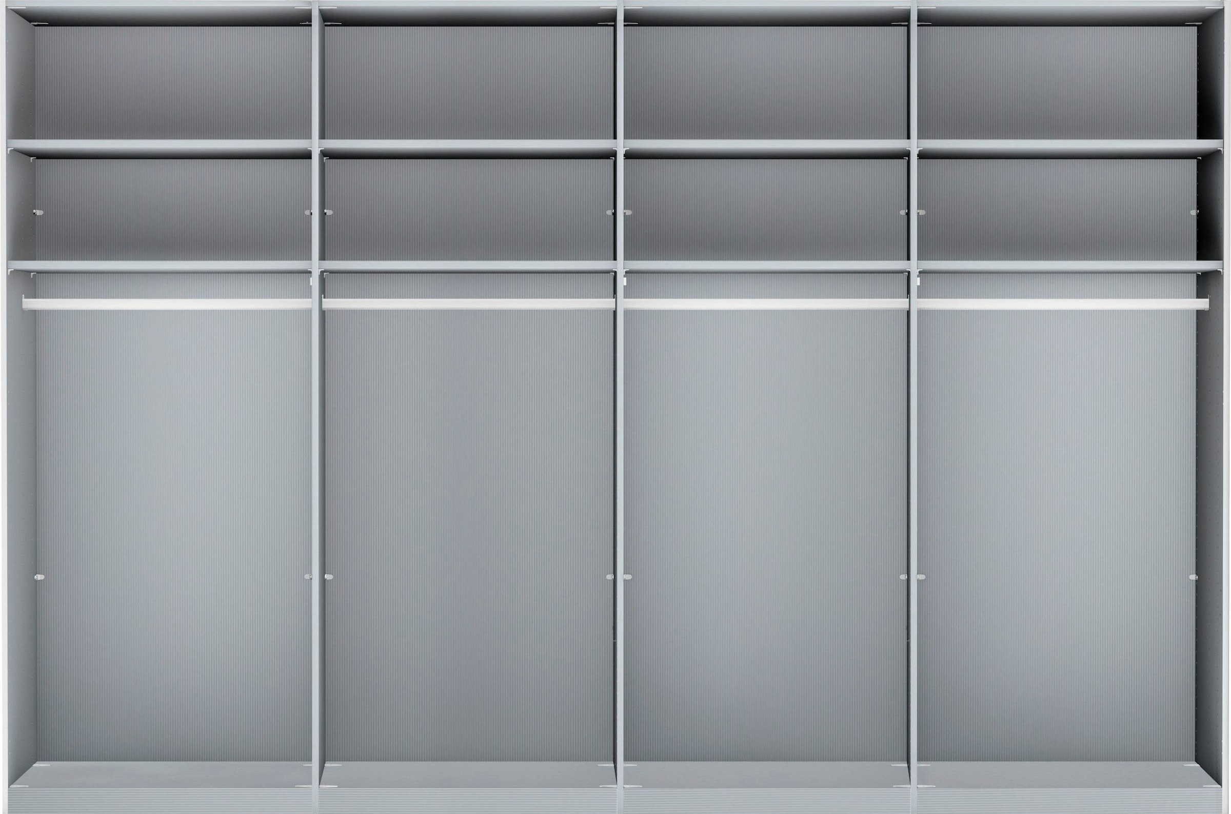 WIEMANN Schwebetürenschrank »Monaco«, hochwertige Glas- und Spiegelfront