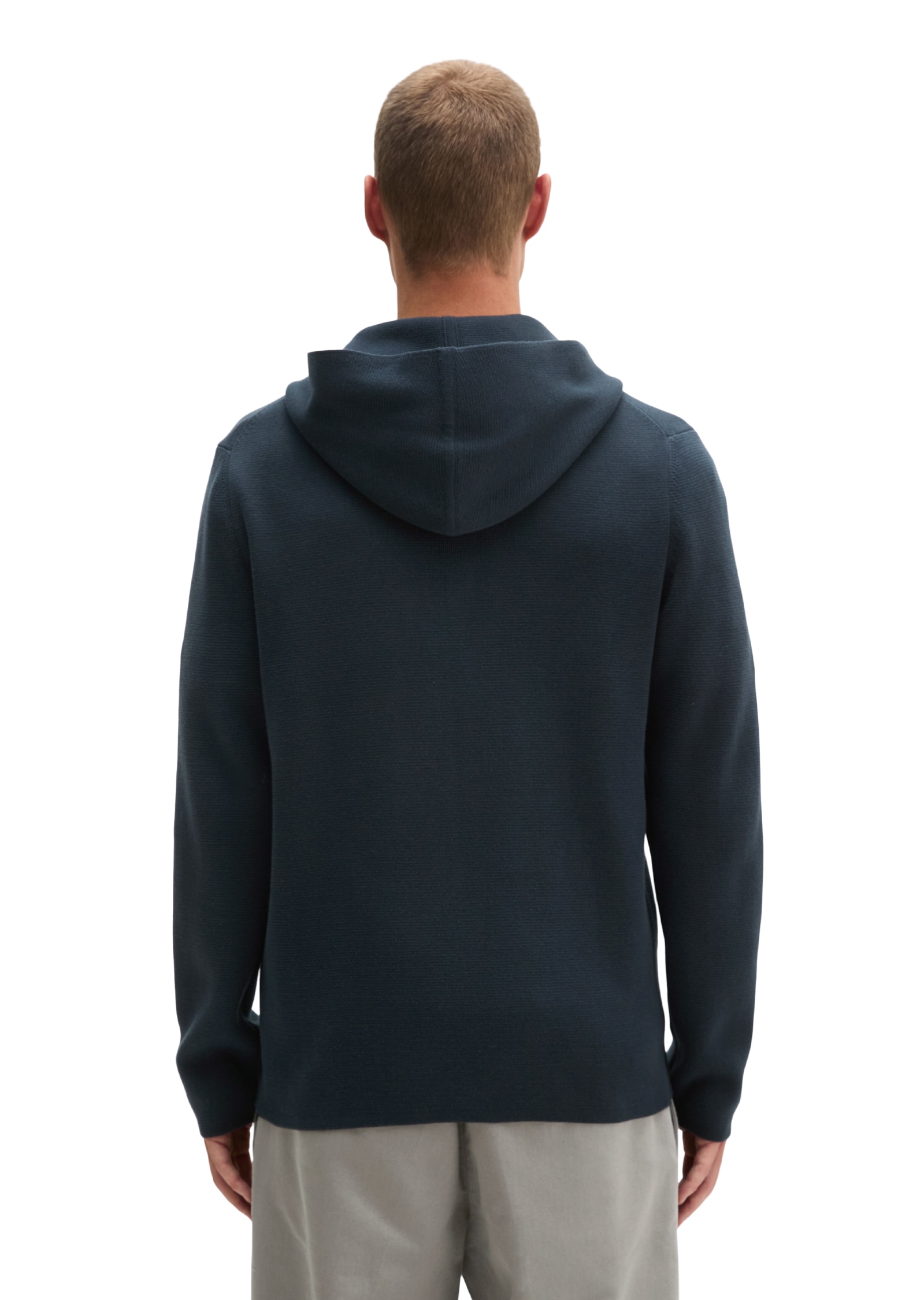 Marc O'Polo Kapuzenstrickjacke aus Bio-Baumwolle, Regular Fit