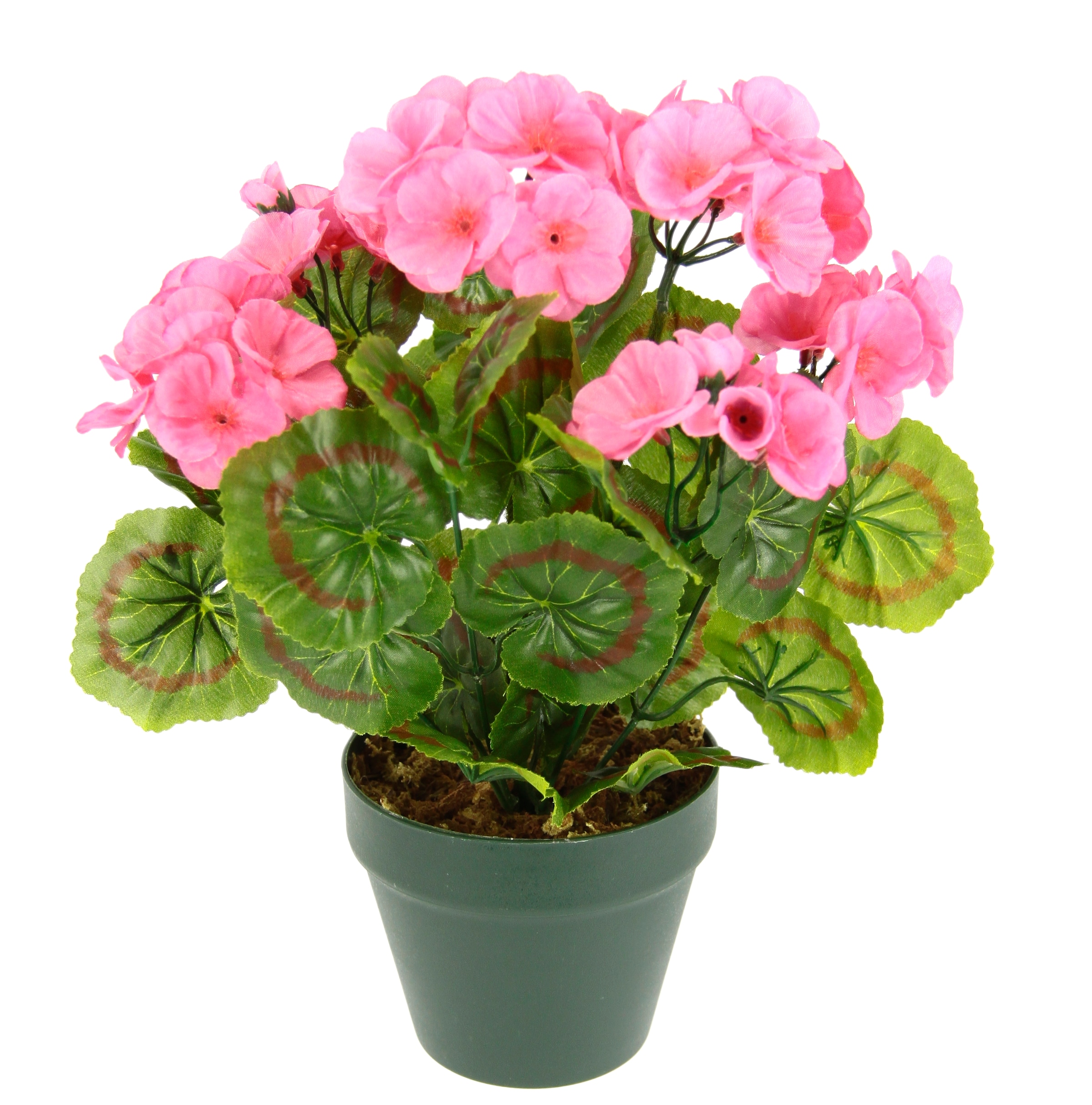 I.GE.A. Kunstpflanze "Künstliche Geranie im Topf" Geranienbusch Seidenblume günstig online kaufen