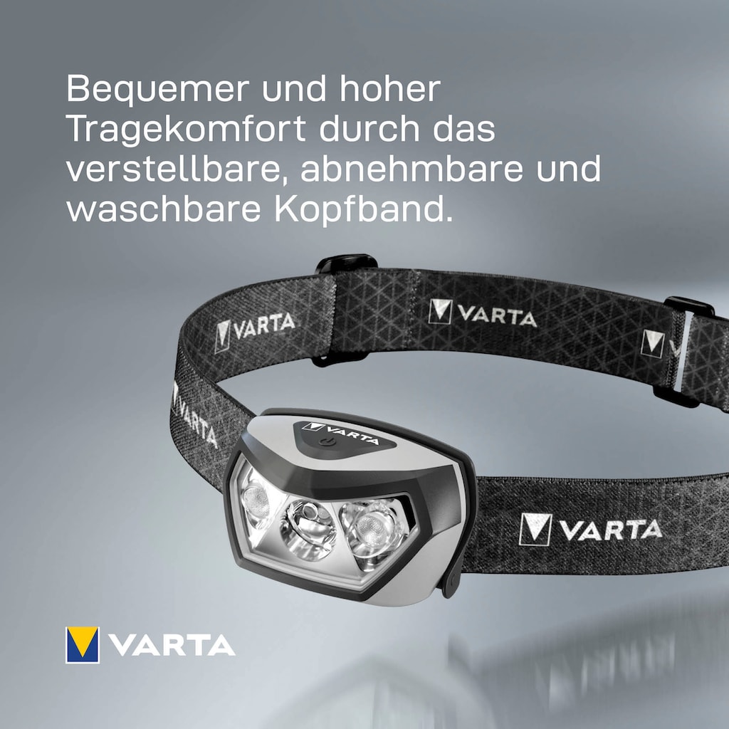 VARTA Kopflampe »Outdoor Sports H30R Wireless Pro mit Akku«