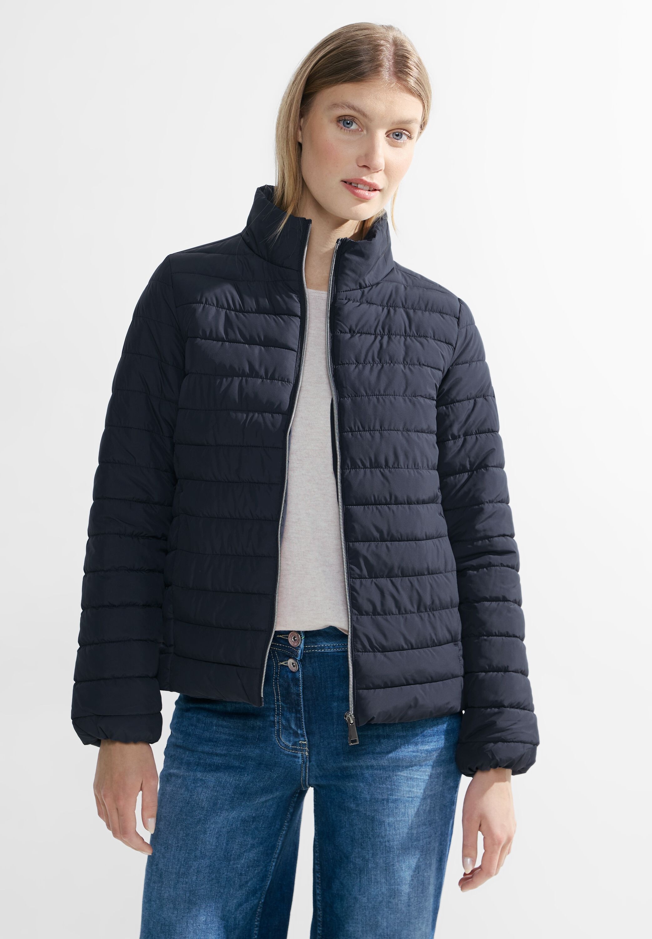 Cecil Steppjacke, ohne Kapuze, in Unifarbe günstig online kaufen