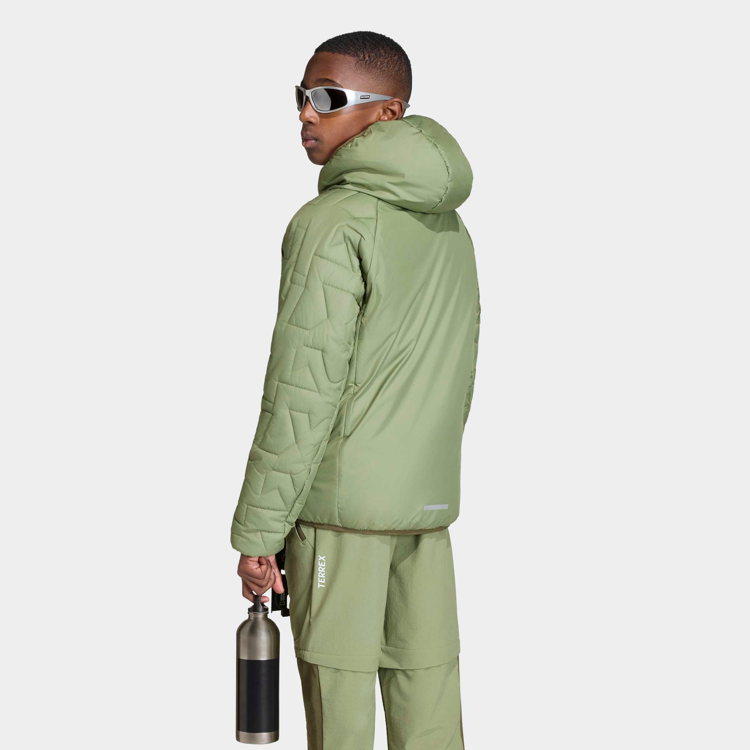 adidas TERREX Outdoorjacke »KIDS XPERIOR CLIMAWARM PADDED« für Kinder, mit durchgehendem Reißverschluss, aus Ripstop-Material