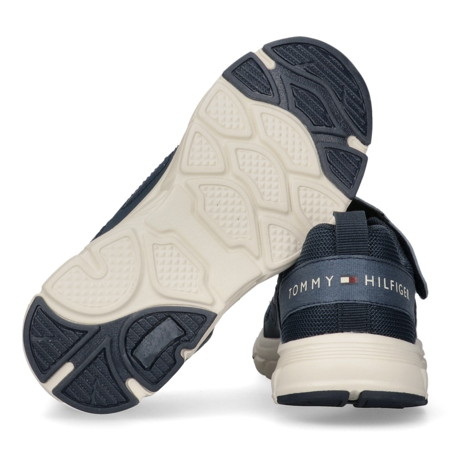 Tommy Hilfiger Sneaker  Freizeitschuh, Halbschuh, Slipper mit elastischen Schnürsenkeln