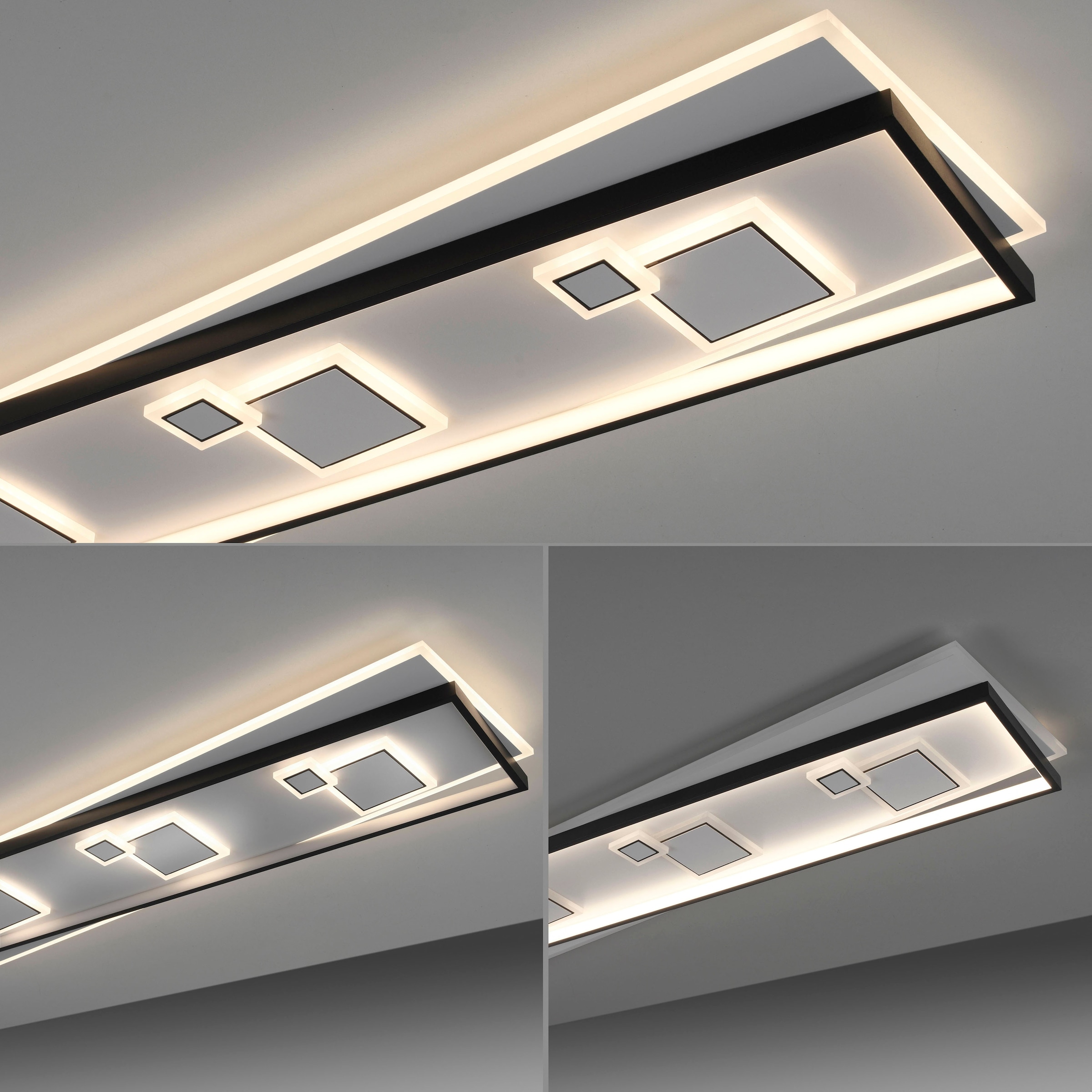 Paul Neuhaus Deckenleuchte »MAILAK«, 2 flammig, Leuchtmittel LED-Board-LED-Board | LED fest integriert-LED fest integriert, LED, separat steuerbar (Schalter)