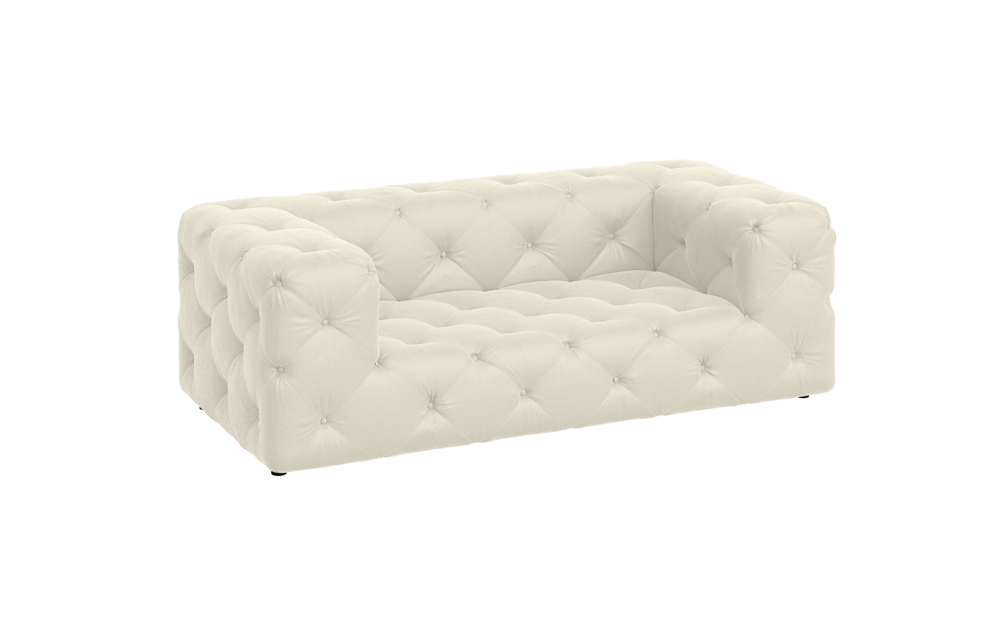Places of Style 2-Sitzer »FOLLINA«, 2-Sitzer Sofa mit klassischer Chesterfield-Knopfheftung