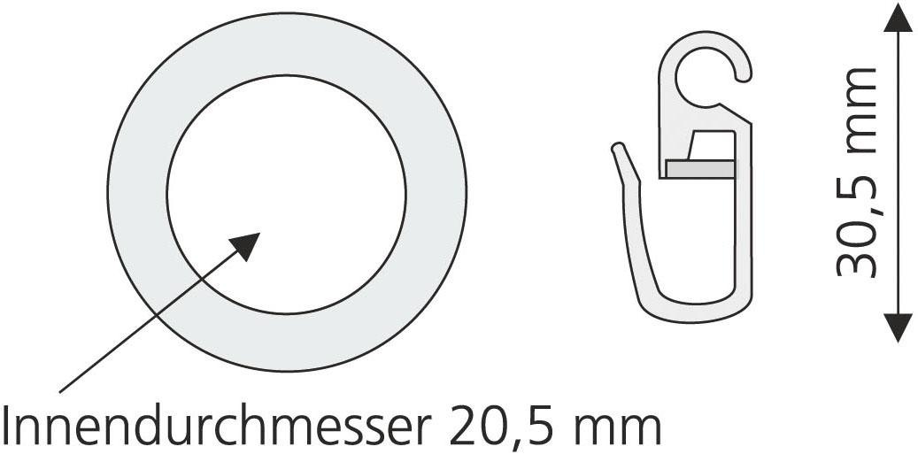 Liedeco Gardinenring günstig online kaufen