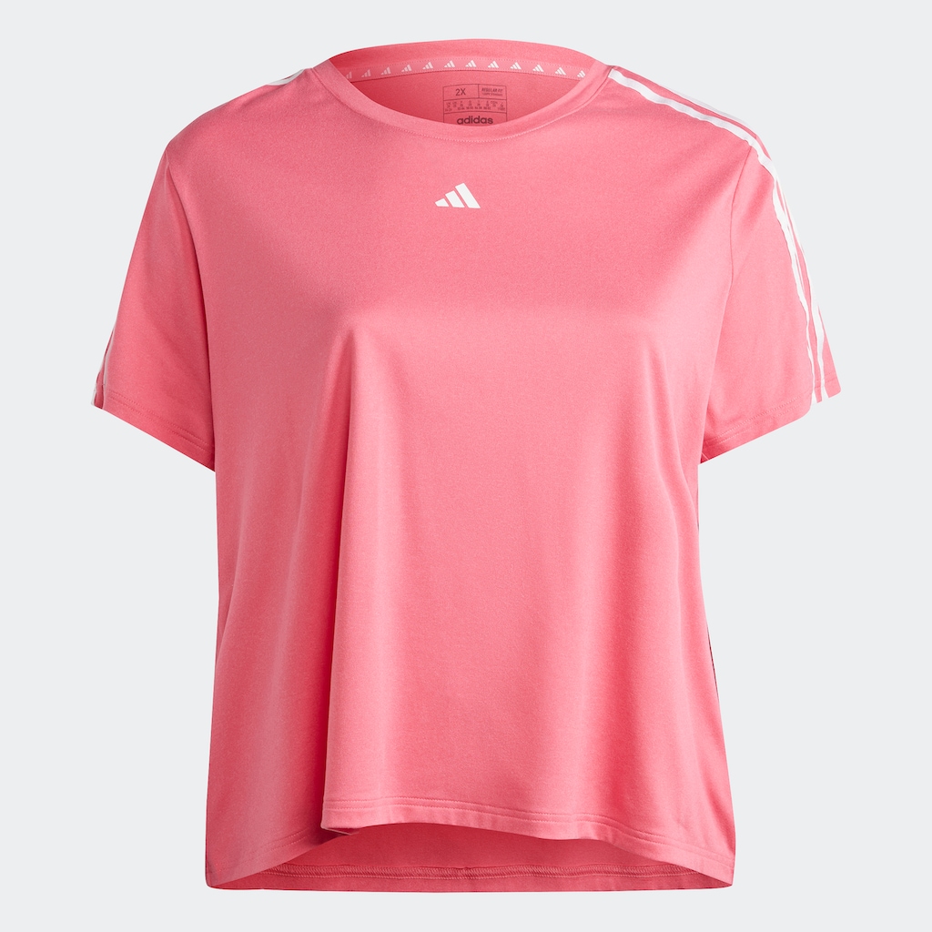 adidas Performance T-Shirt »AEROREADY TRAIN ESSENTIALS 3-STREIFEN – GROSSE GRÖSSEN«