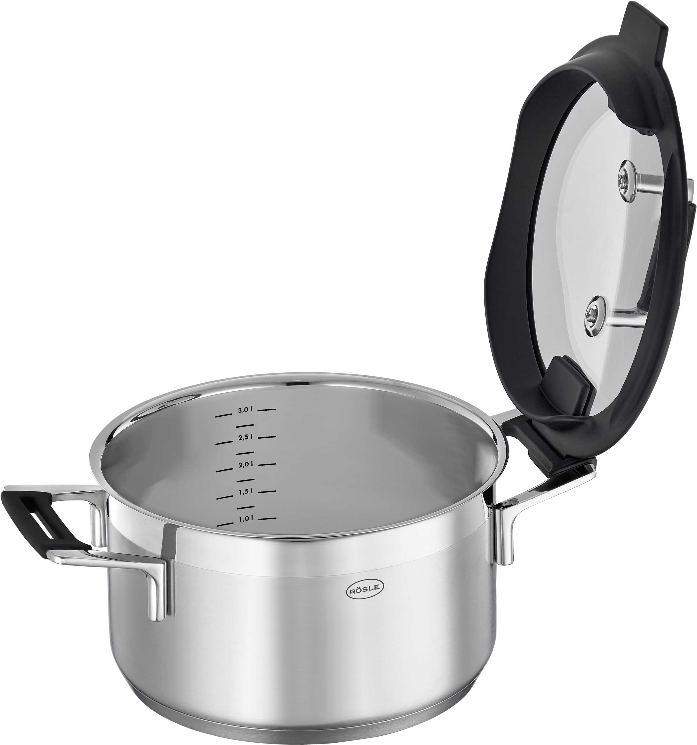 RÖSLE Kochtopf "SILENCE PRO" Edelstahl 18/10